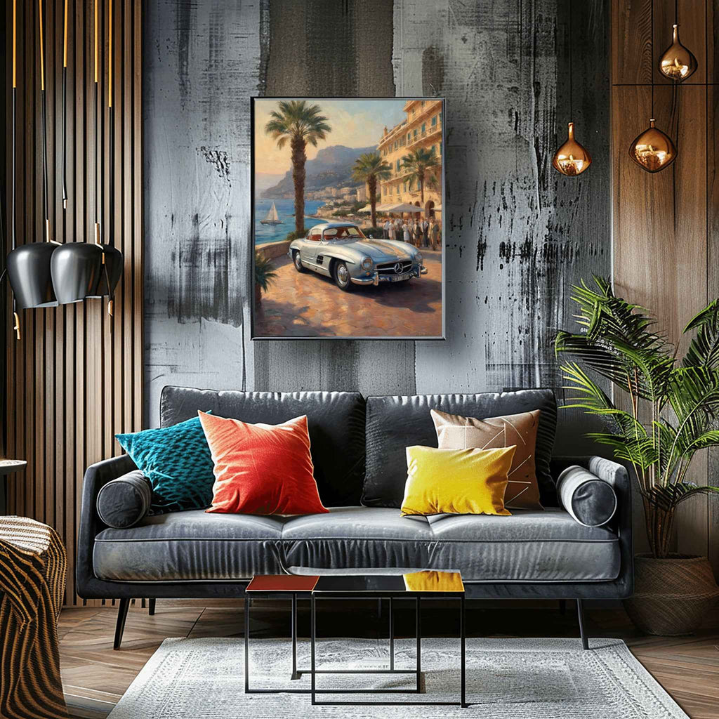 1955 German Gullwing Icon - Coastal Edition | Poster Canvas - AquilVision