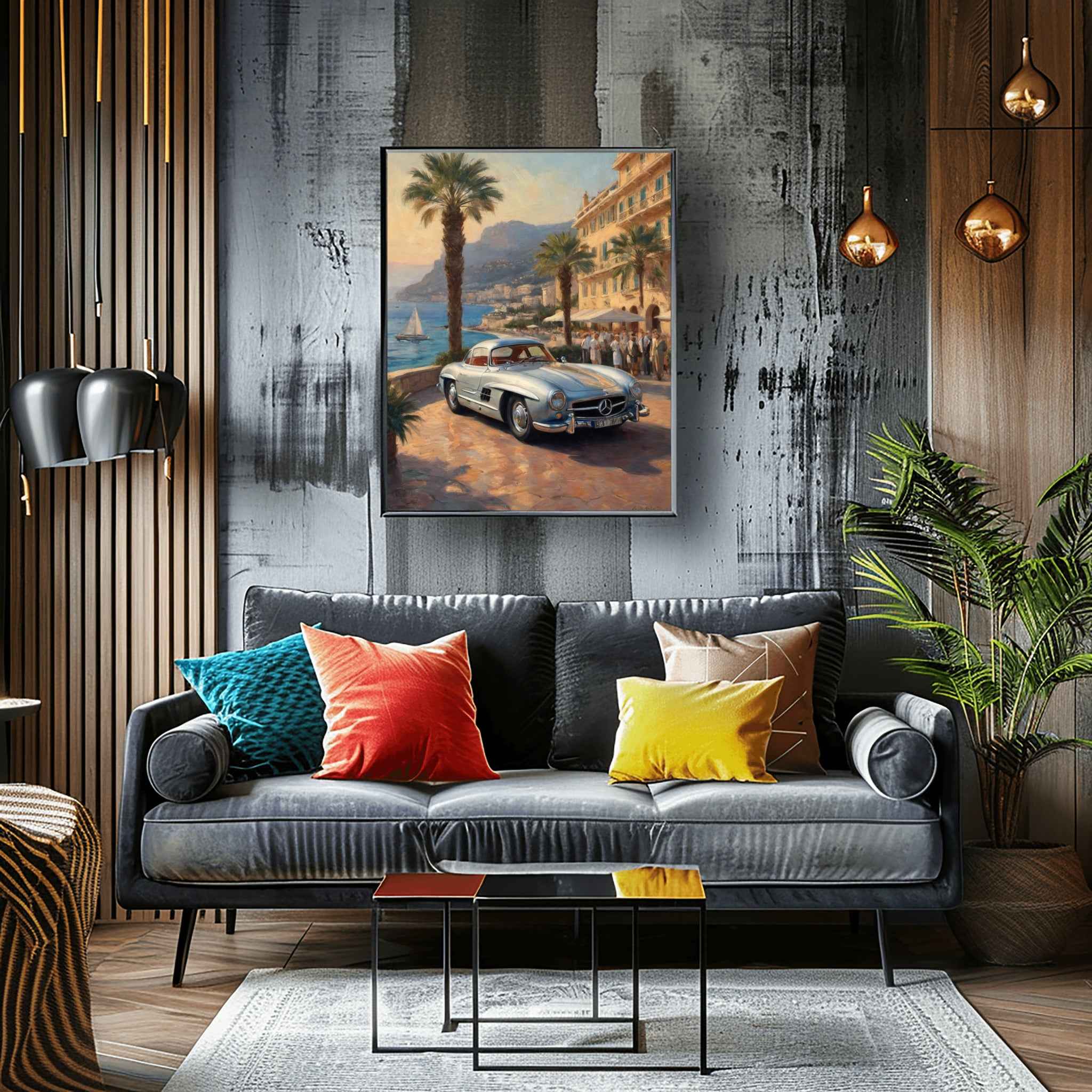 1955 German Gullwing Icon - Coastal Edition | Poster Canvas - AquilVision