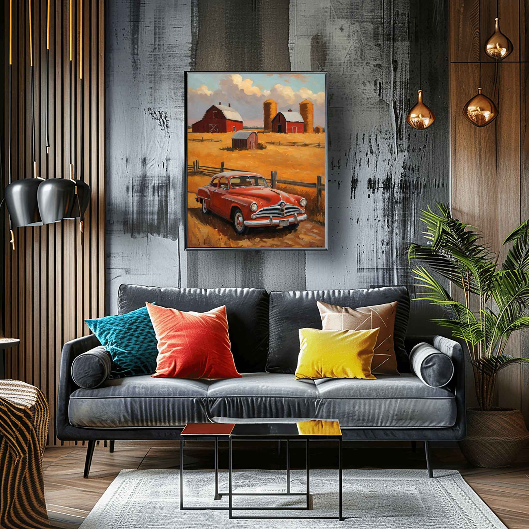 1953 Starlight Coupe Revival - Barn Edition | Poster Canvas - AquilVision
