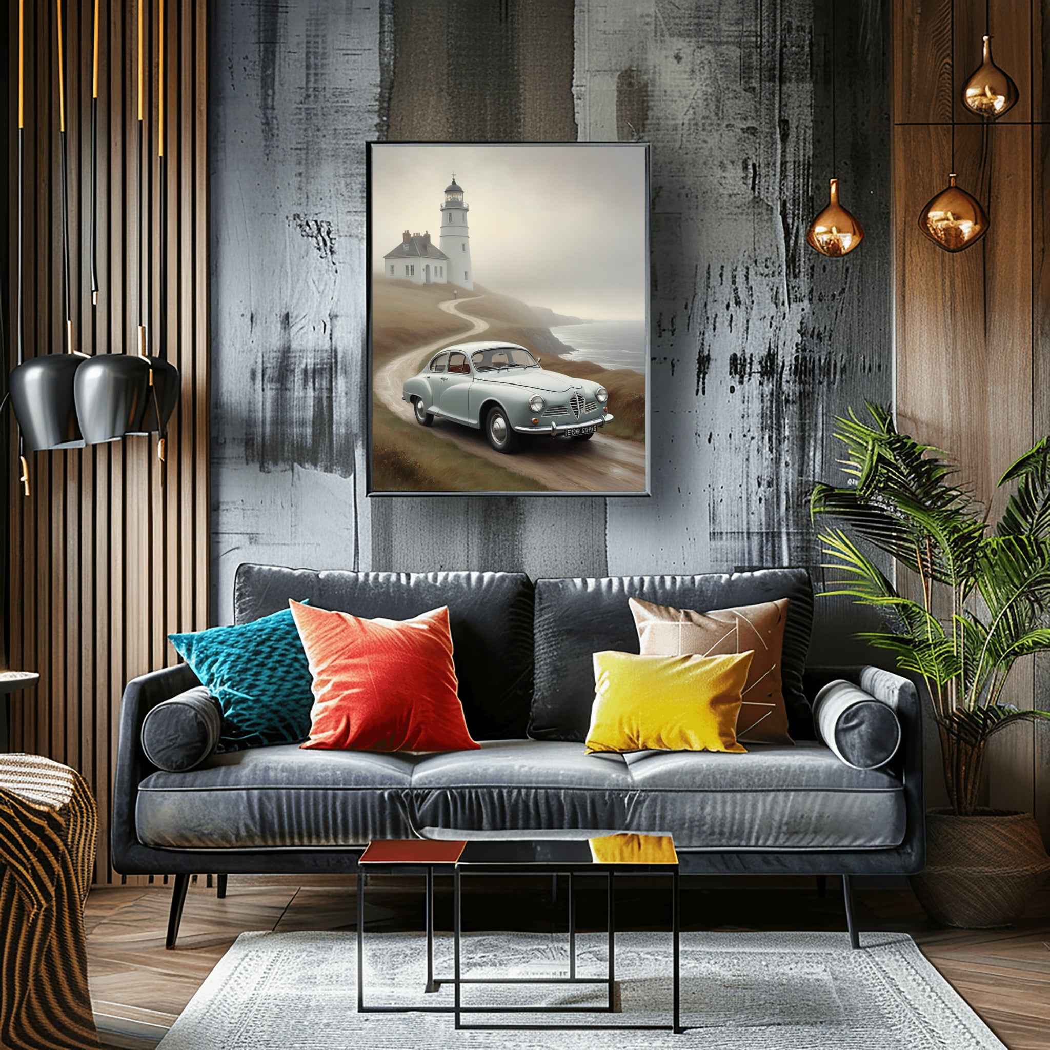1960 Swedish Rally Legend - Lighthouse Edition | Poster Canvas - AquilVision