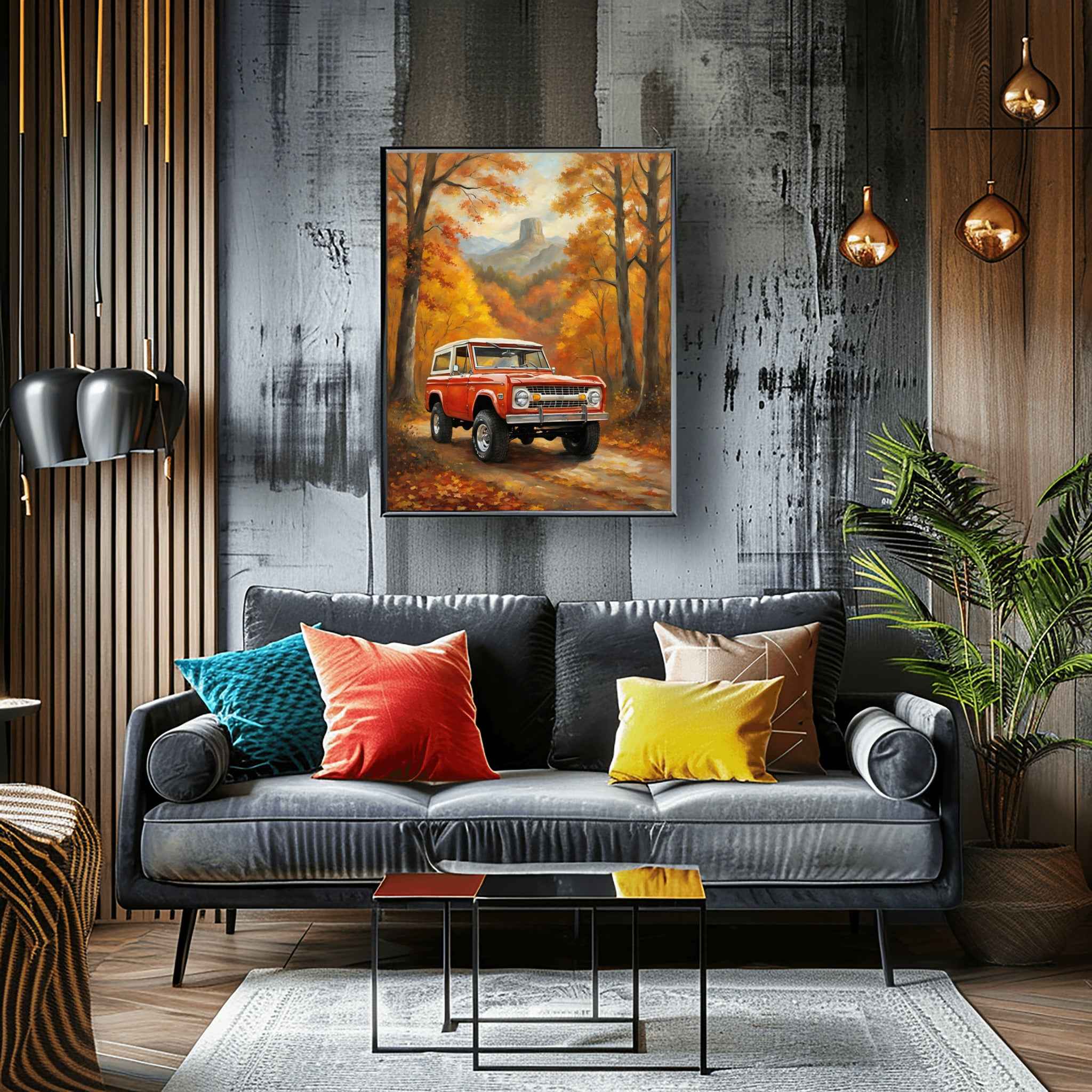 1973 FirstGen Bronco Spirit - Autumn Edition | Poster Canvas