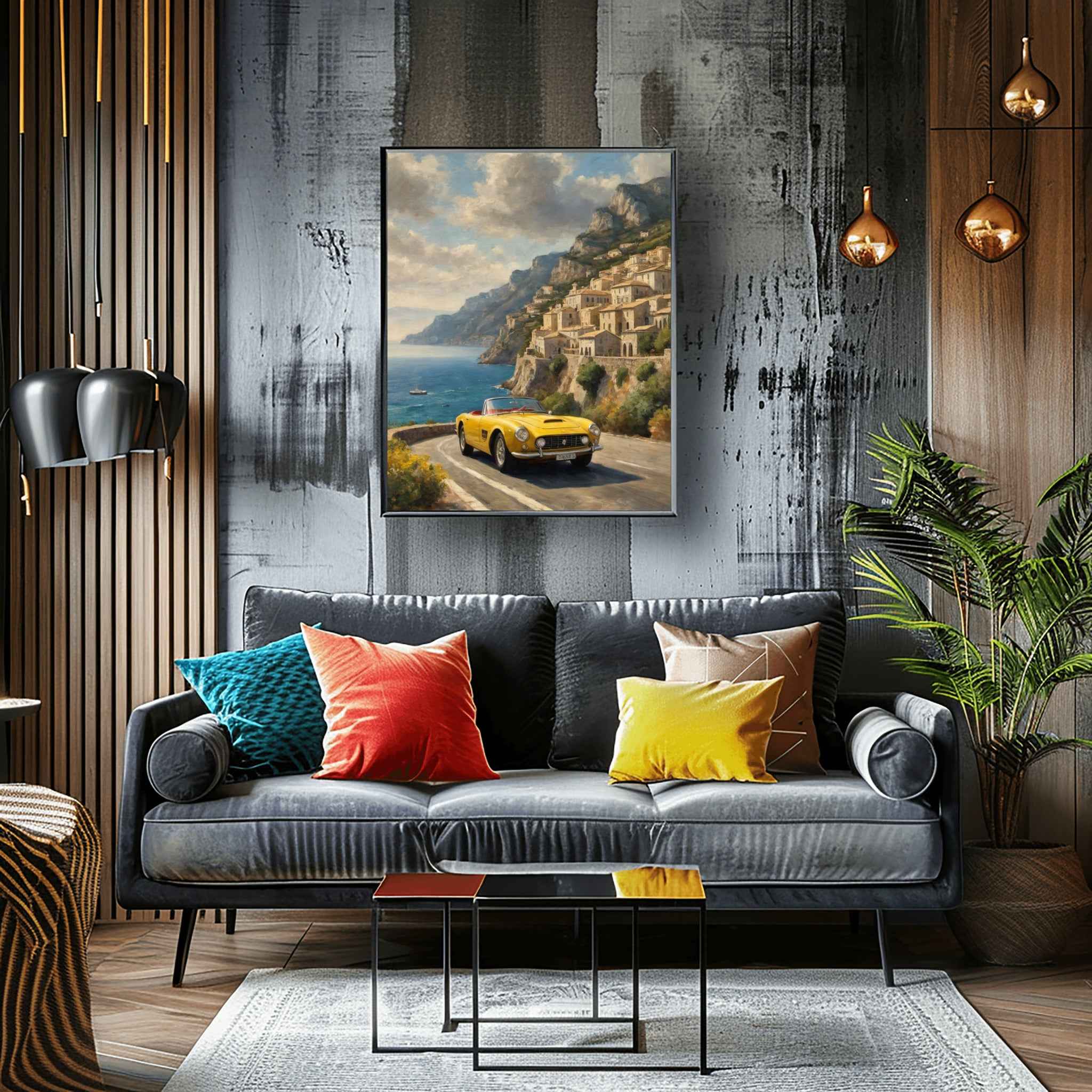 1963 Italian GT Berlinetta - Coastal Edition | Poster Canvas