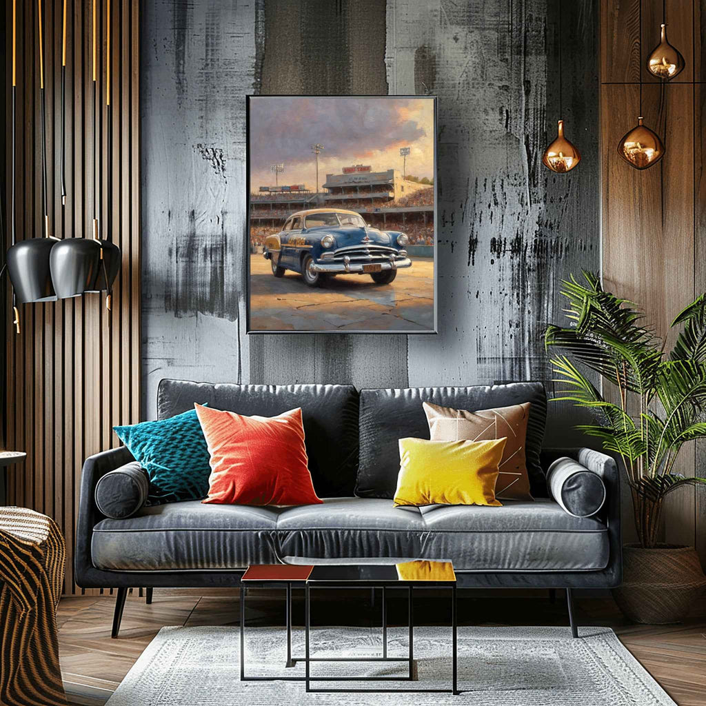 1953 StepDown Racing Legend - Sunset Edition | Poster Canvas - AquilVision