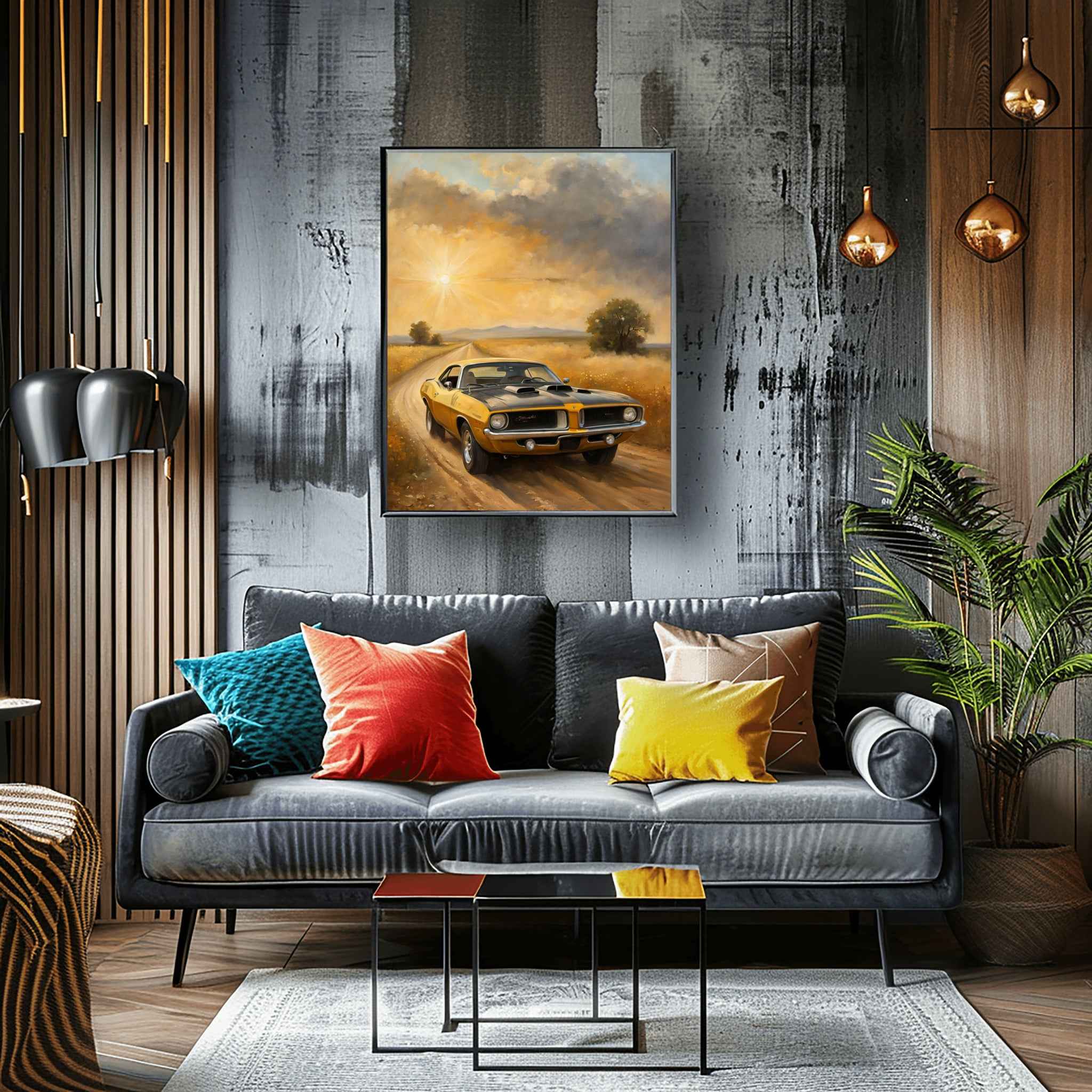 1970 Cuda High-Impact Era - Country Edition | Poster Canvas - AquilVision