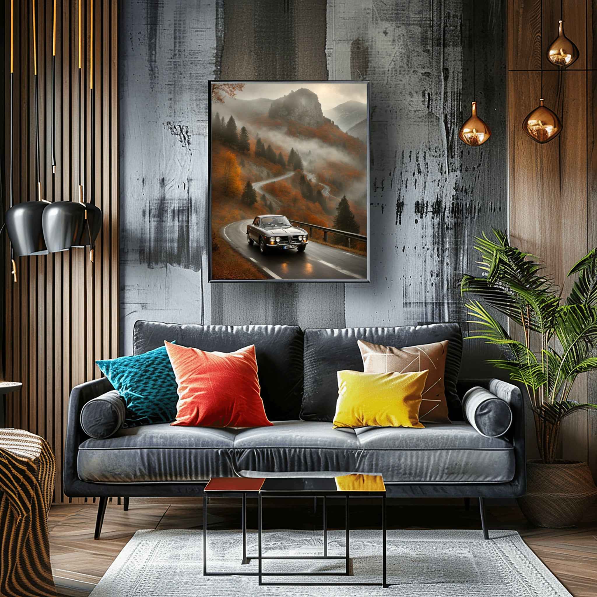 1972 Lancia Rally Warrior - Mountain Edition | Poster Canvas