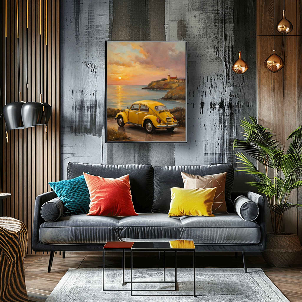 1967 Love Bug Classic - Sunset Edition | Poster Canvas