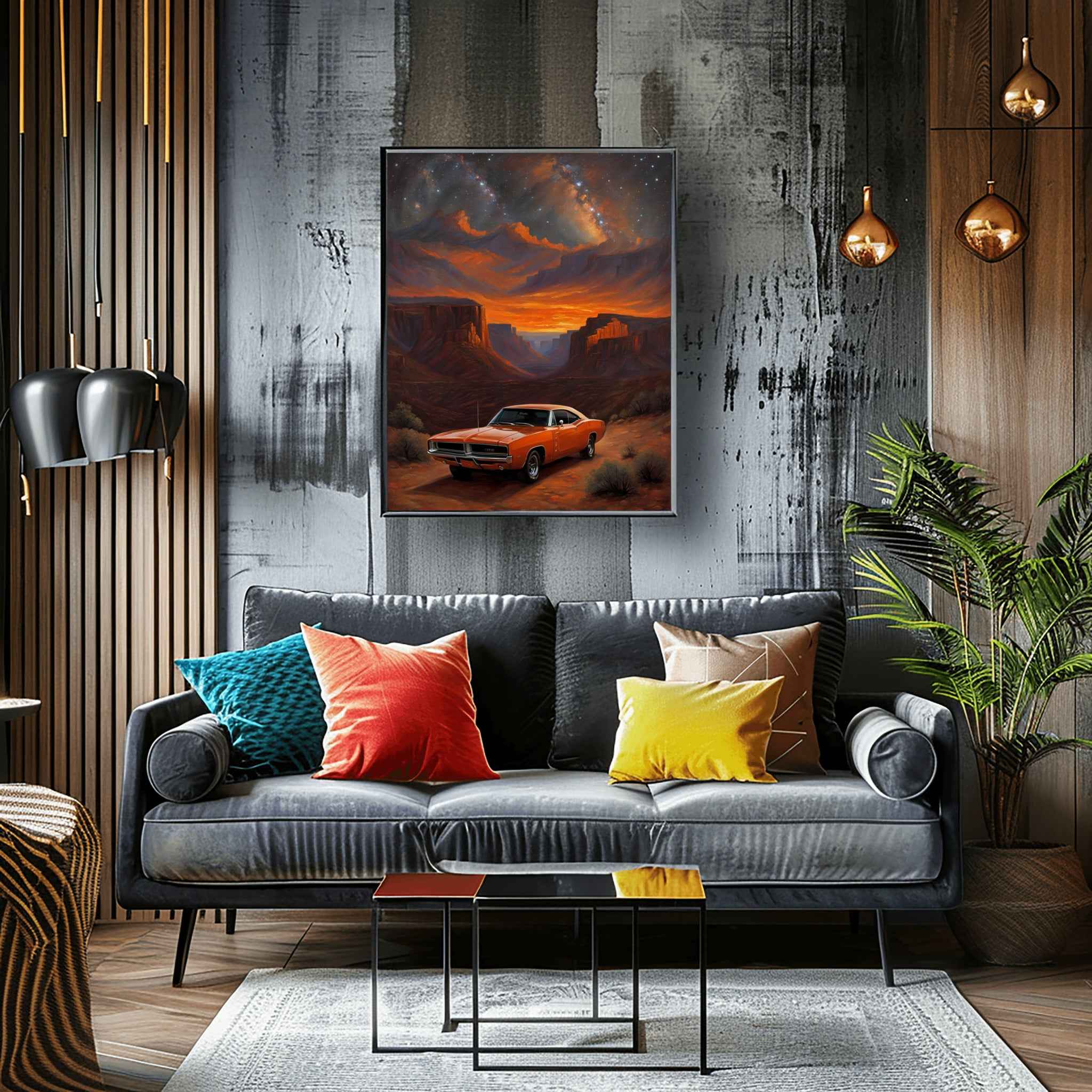 1969 R/T Charger Power - Canyon Edition | Poster Canvas