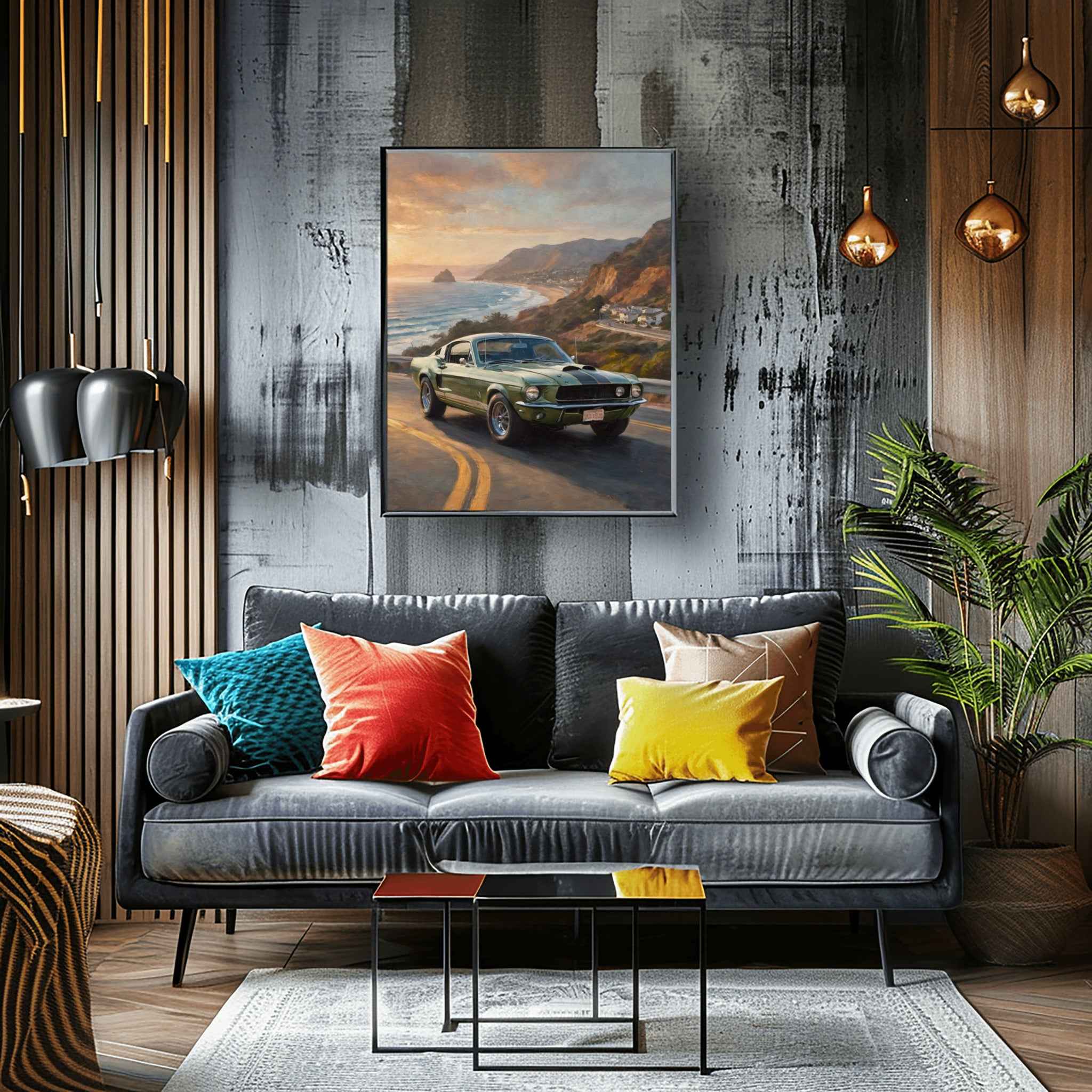 1968 Shelby Muscle Icon - Malibu Edition | Poster Canvas