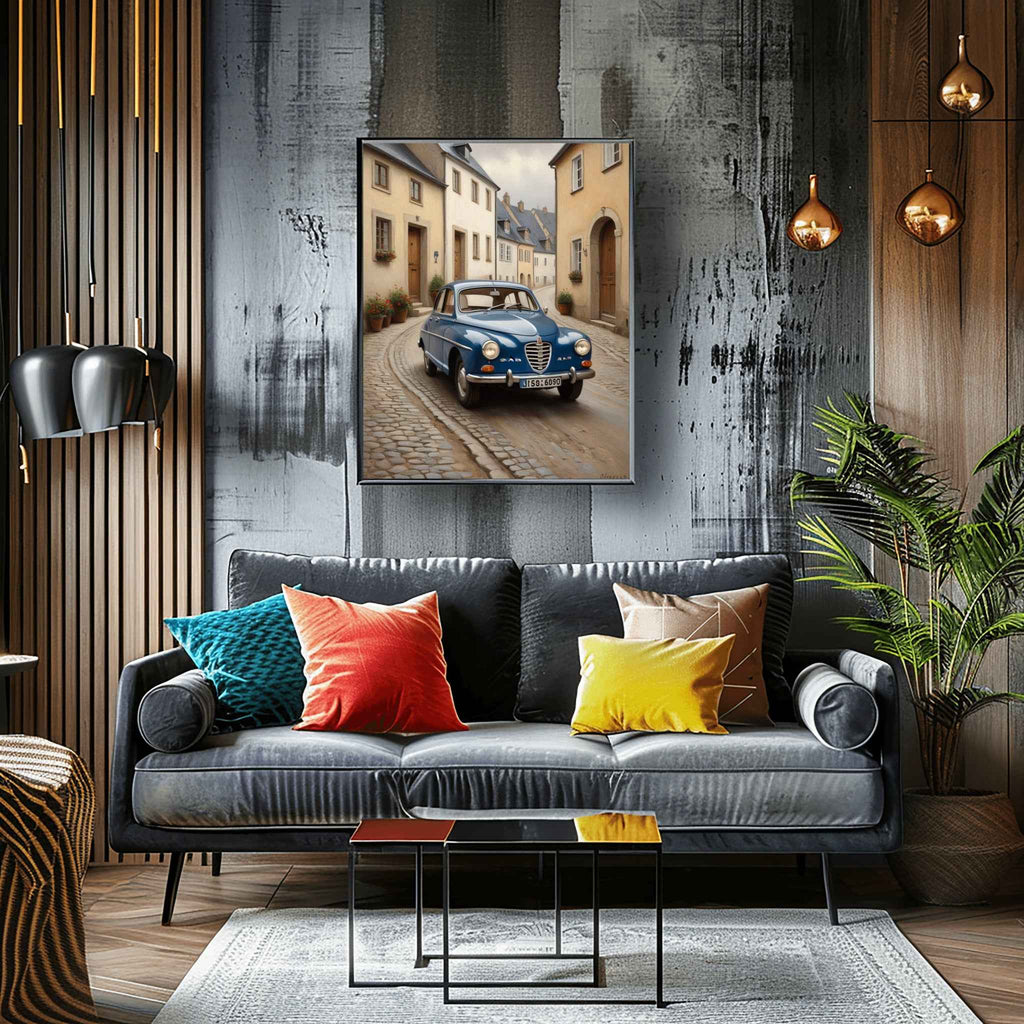 1960 Swedish Rally Legend - Town Edition | Poster Canvas - AquilVision