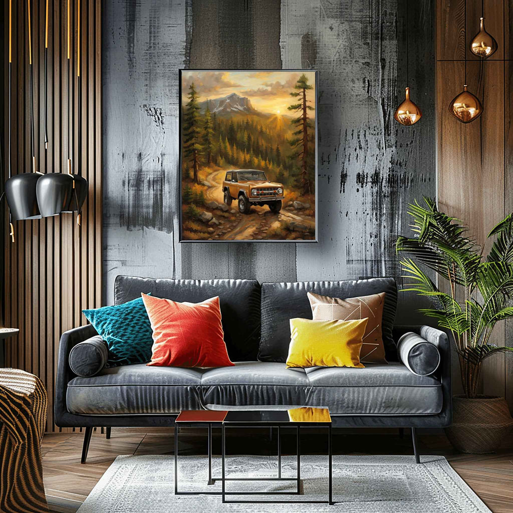 1973 FirstGen Bronco Spirit - Mountain Edition | Poster Canvas