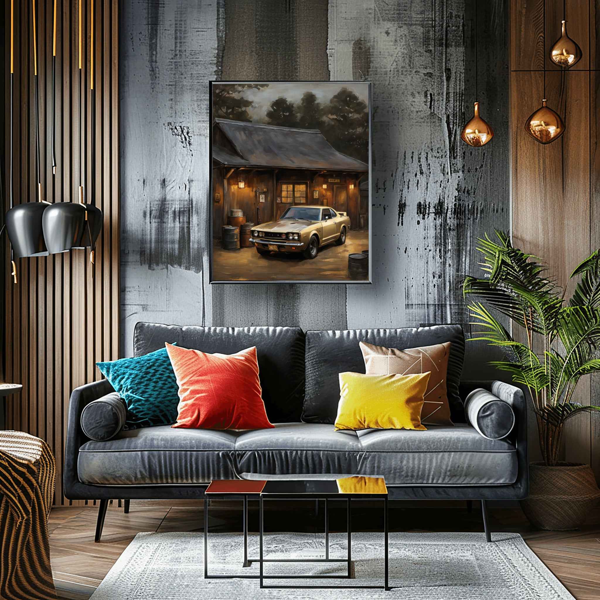 1971 Hakosuka GT-R Legend - Garage Edition | Poster Canvas