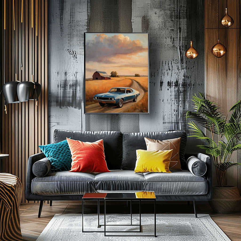1968 AMC Javelin Spirit - Country Edition | Poster Canvas - AquilVision