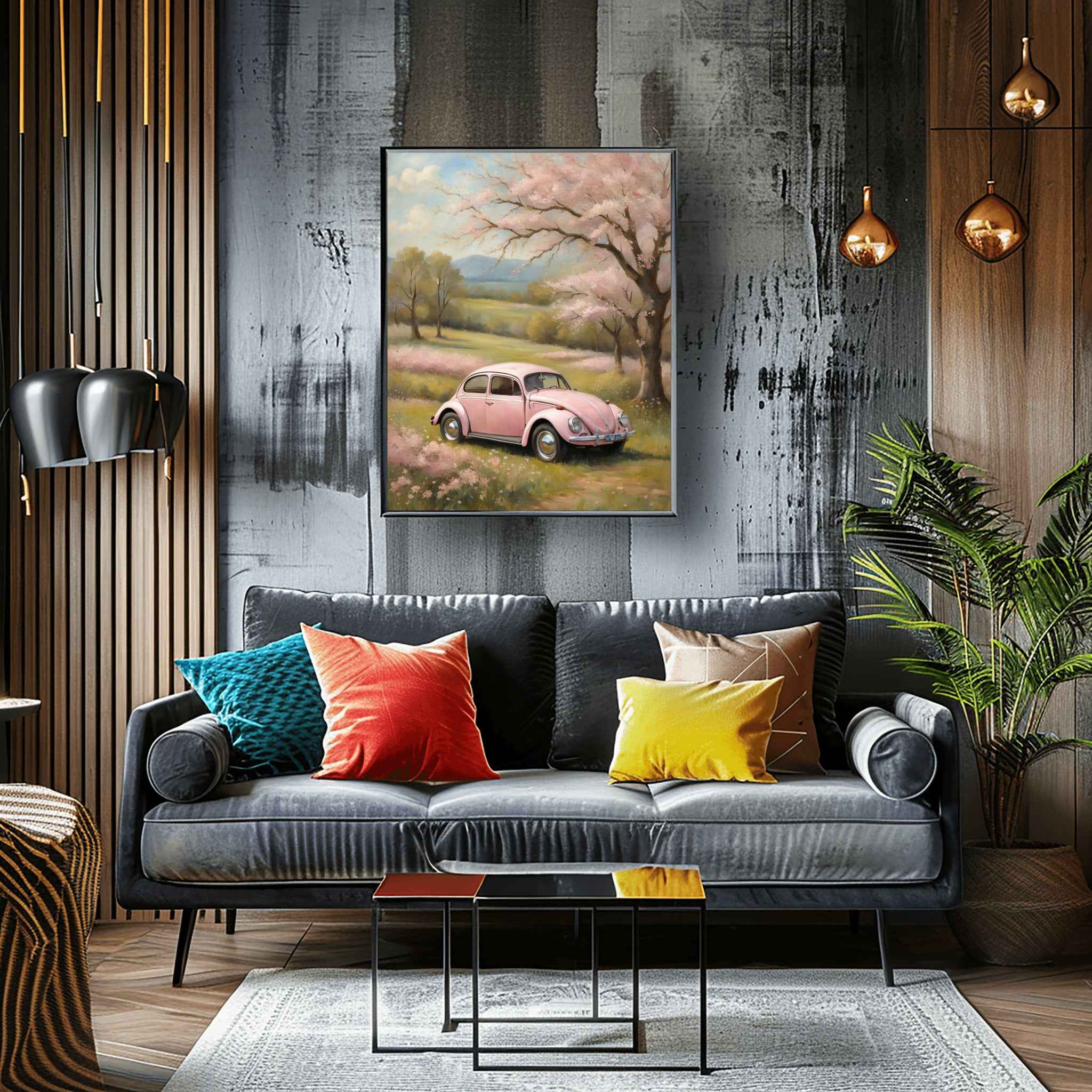 1967 Love Bug Classic - Spring Edition | Poster Canvas - AquilVision