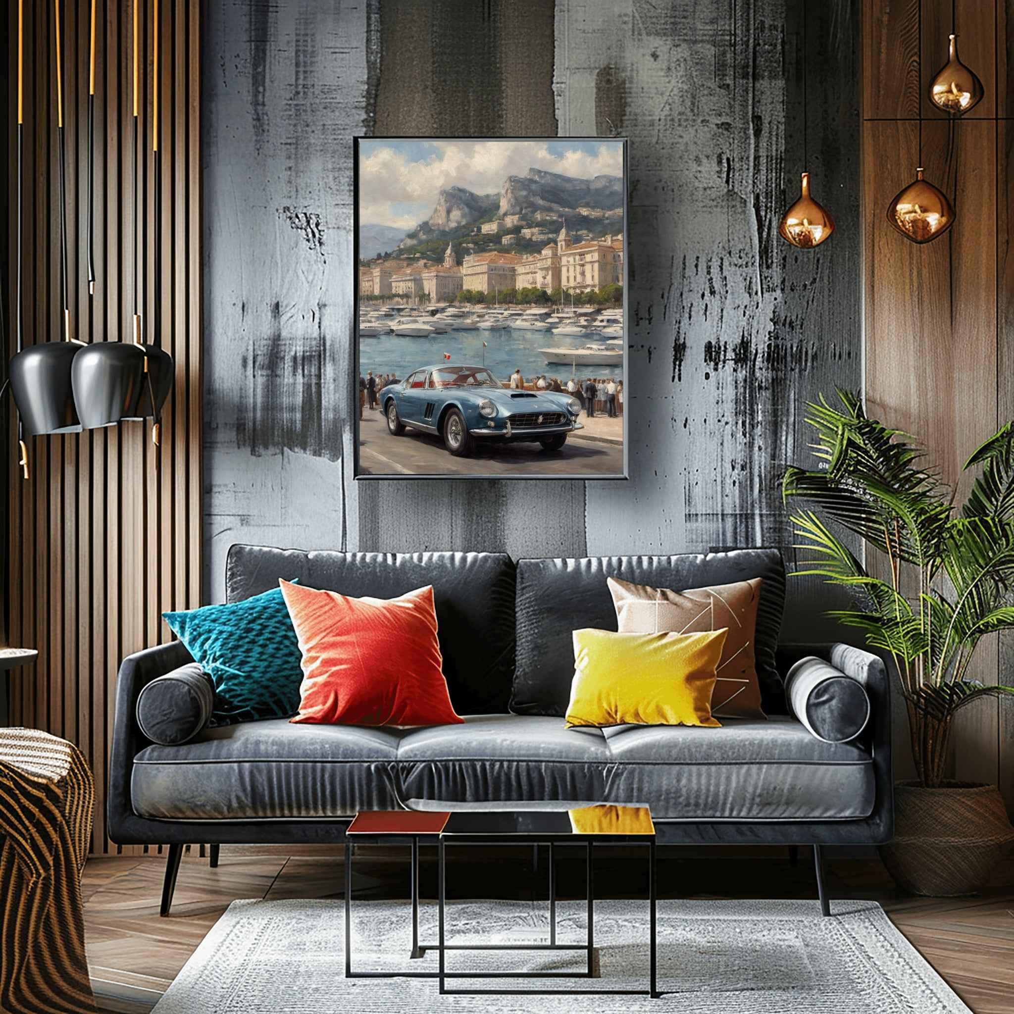 1963 Italian GT Berlinetta - Monaco | Poster Canvas