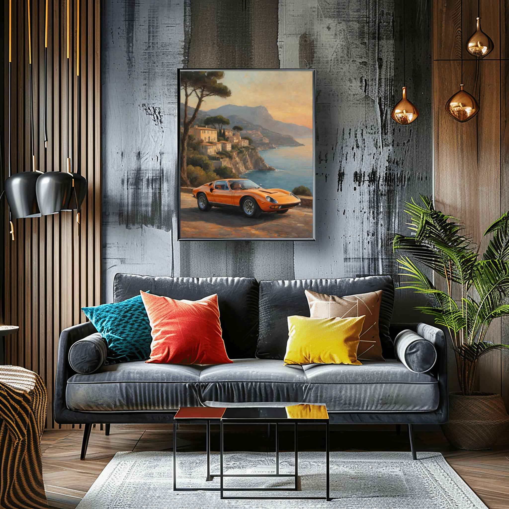 1971 Italian Wedge - Riviera Edition | Poster Canvas