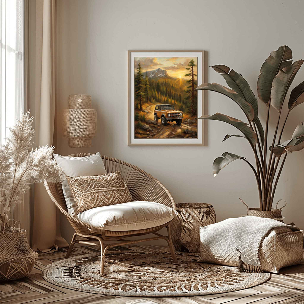 1973 FirstGen Bronco Spirit - Mountain Edition | Poster Canvas