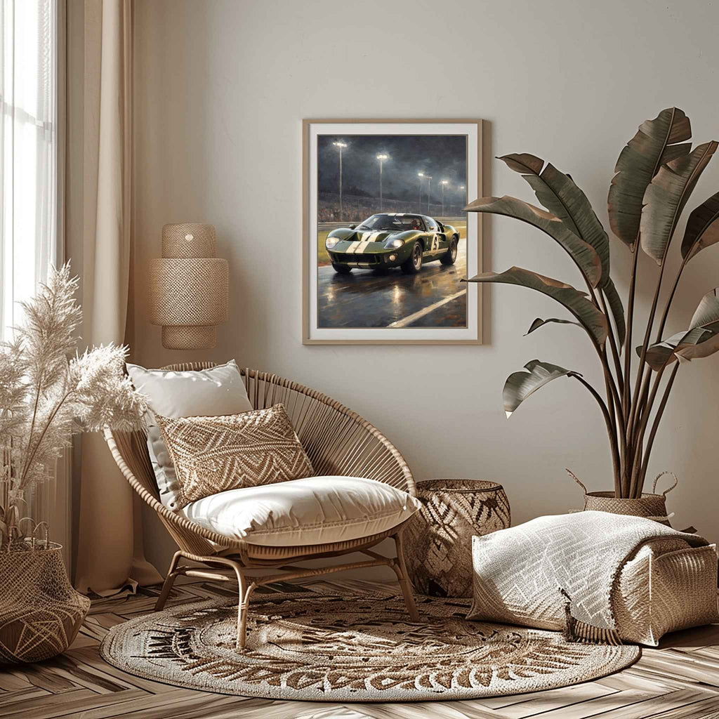 1966 Le Mans Victor - Night Edition | Poster Canvas - AquilVision