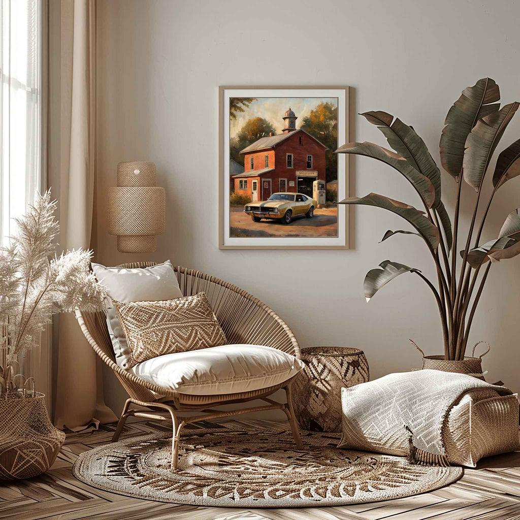 1968 AMC Javelin Spirit - Garage Edition | Poster Canvas - AquilVision