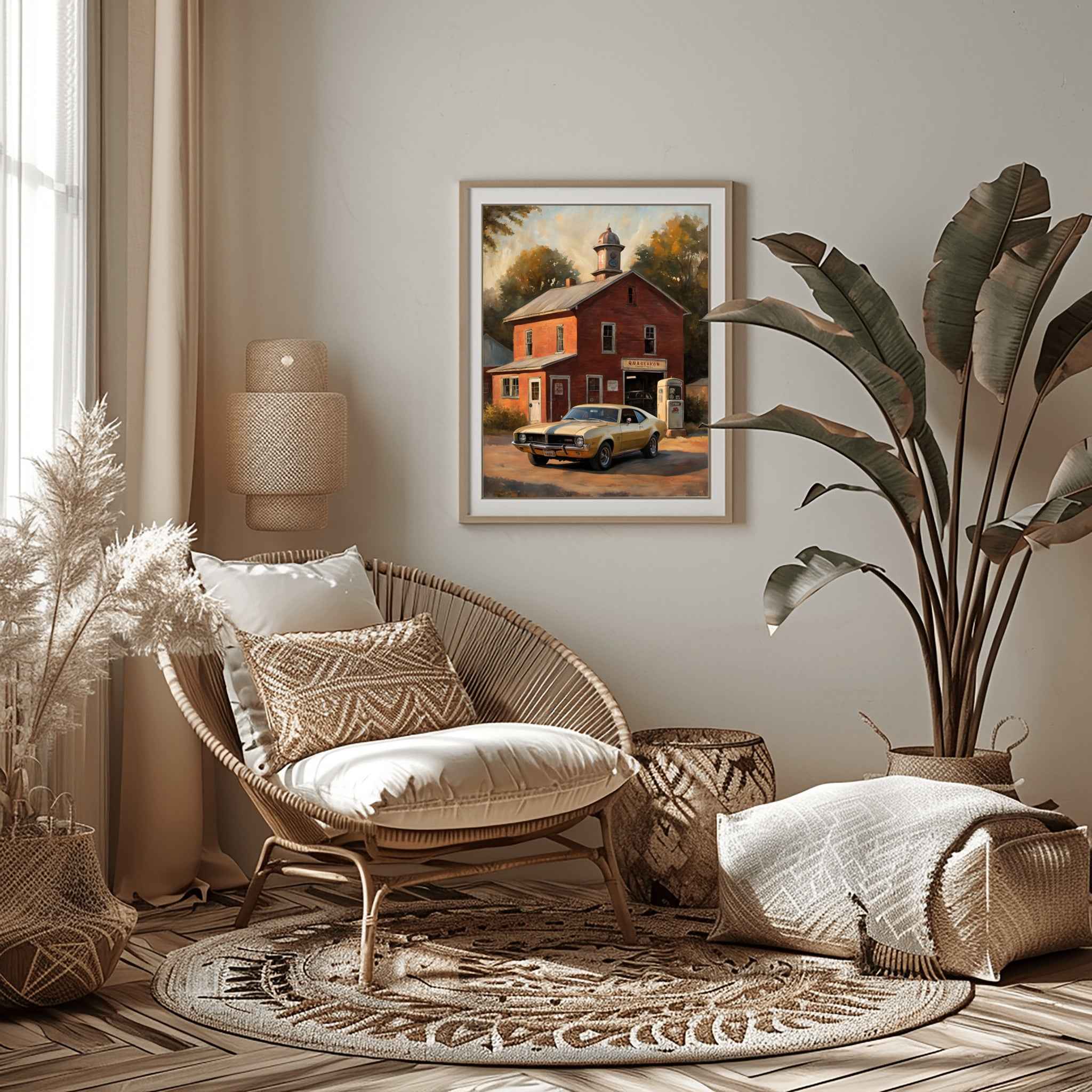 1968 AMC Javelin Spirit - Garage Edition | Poster Canvas - AquilVision