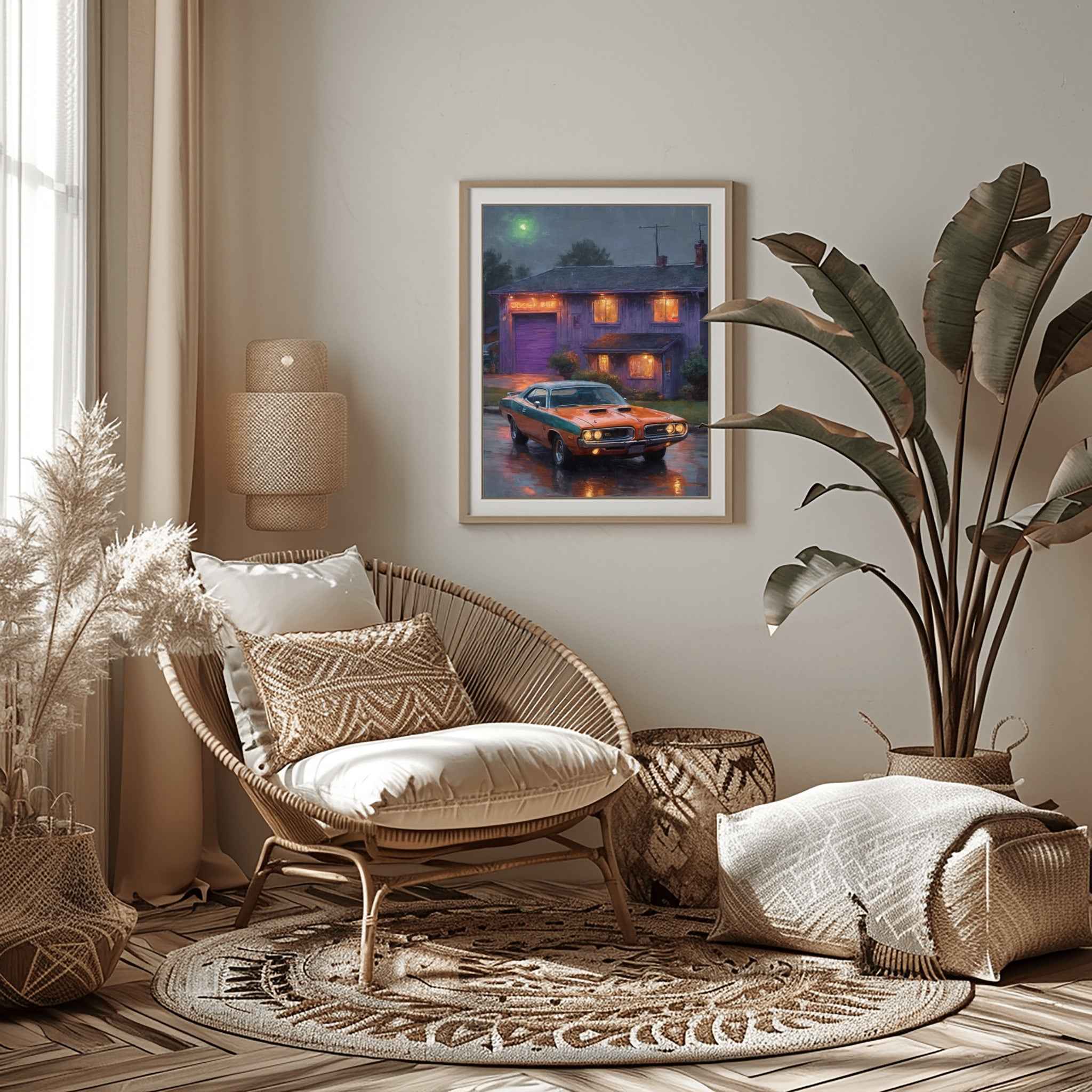 1971 Super Bee Spirit - Night Edition | Poster Canvas