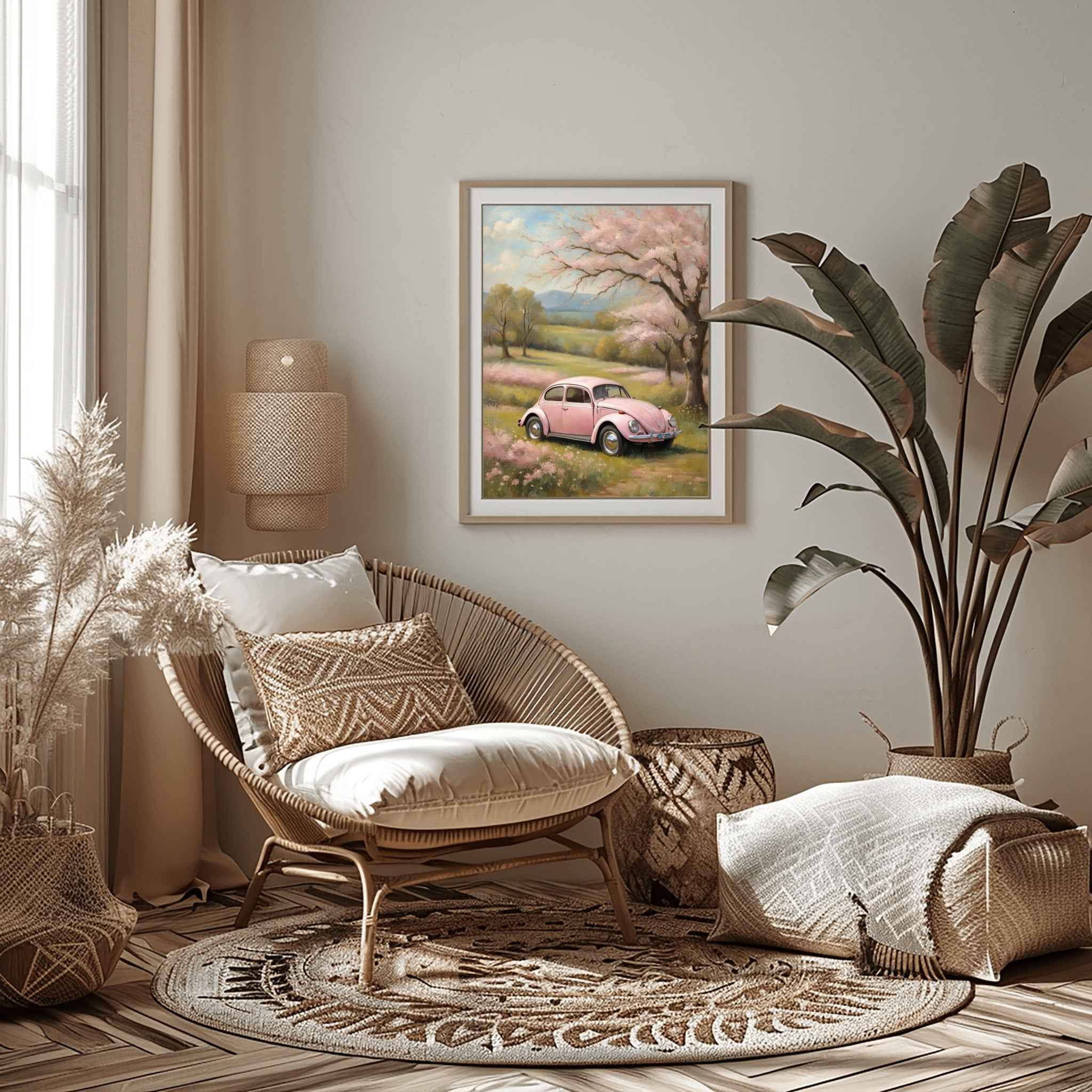 1967 Love Bug Classic - Spring Edition | Poster Canvas - AquilVision