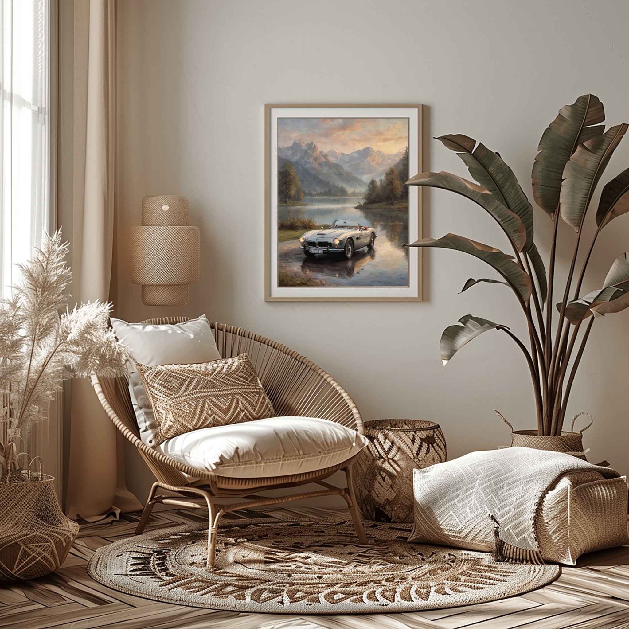1957 Bavarian Roadster Dream - Lake Edition | Poster Canvas
