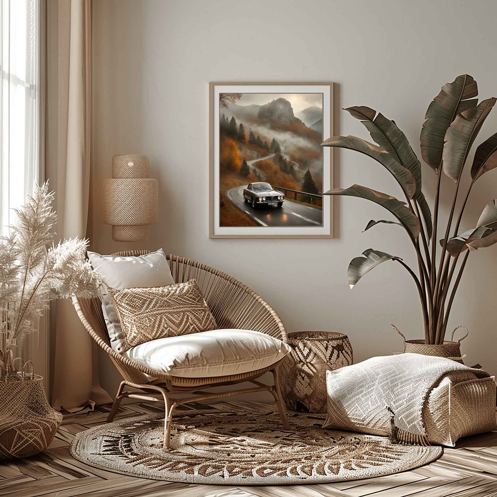 1972 Lancia Rally Warrior - Mountain Edition | Poster Canvas