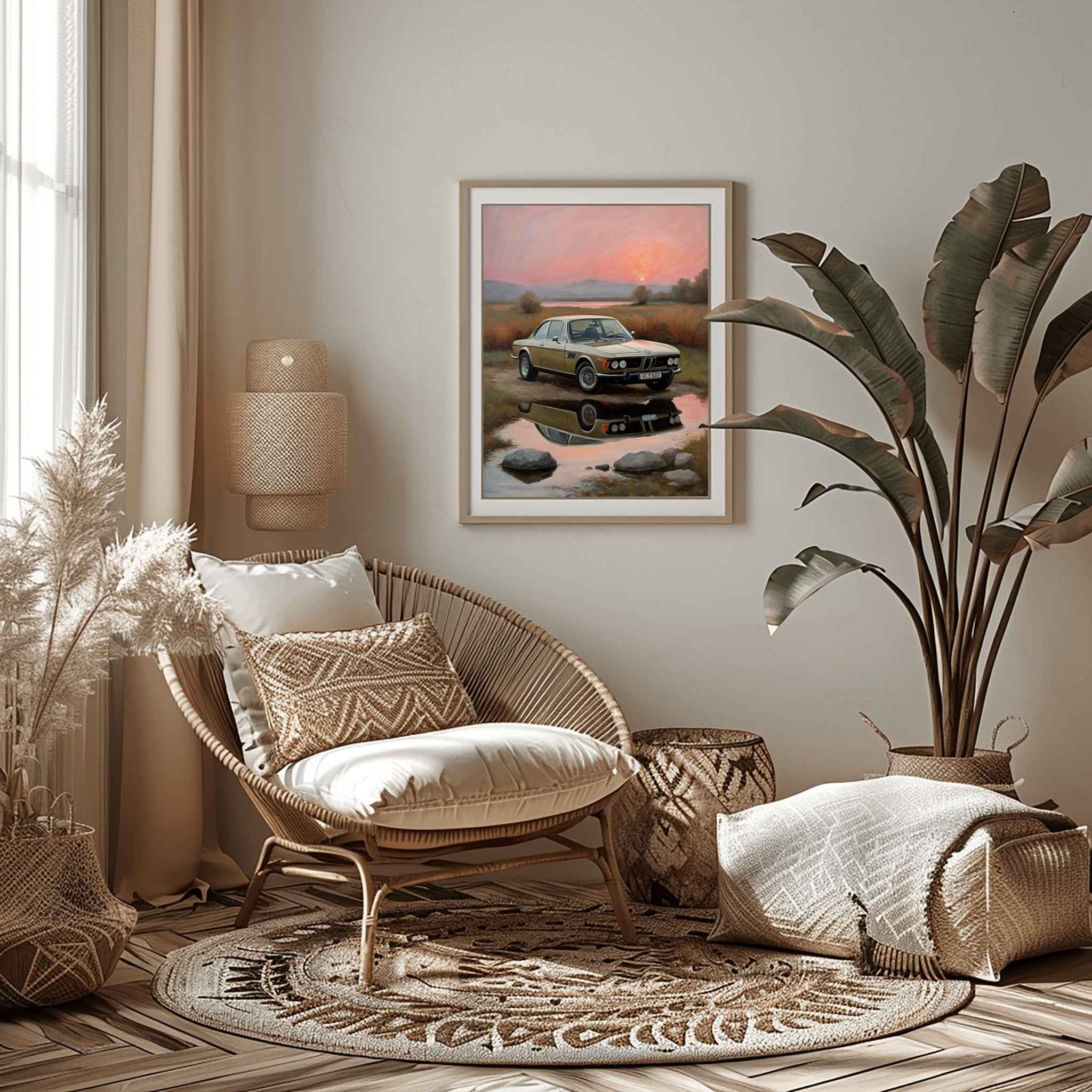 1973 Batmobile CSL Racer - Lake Edition | Poster Canvas - AquilVision