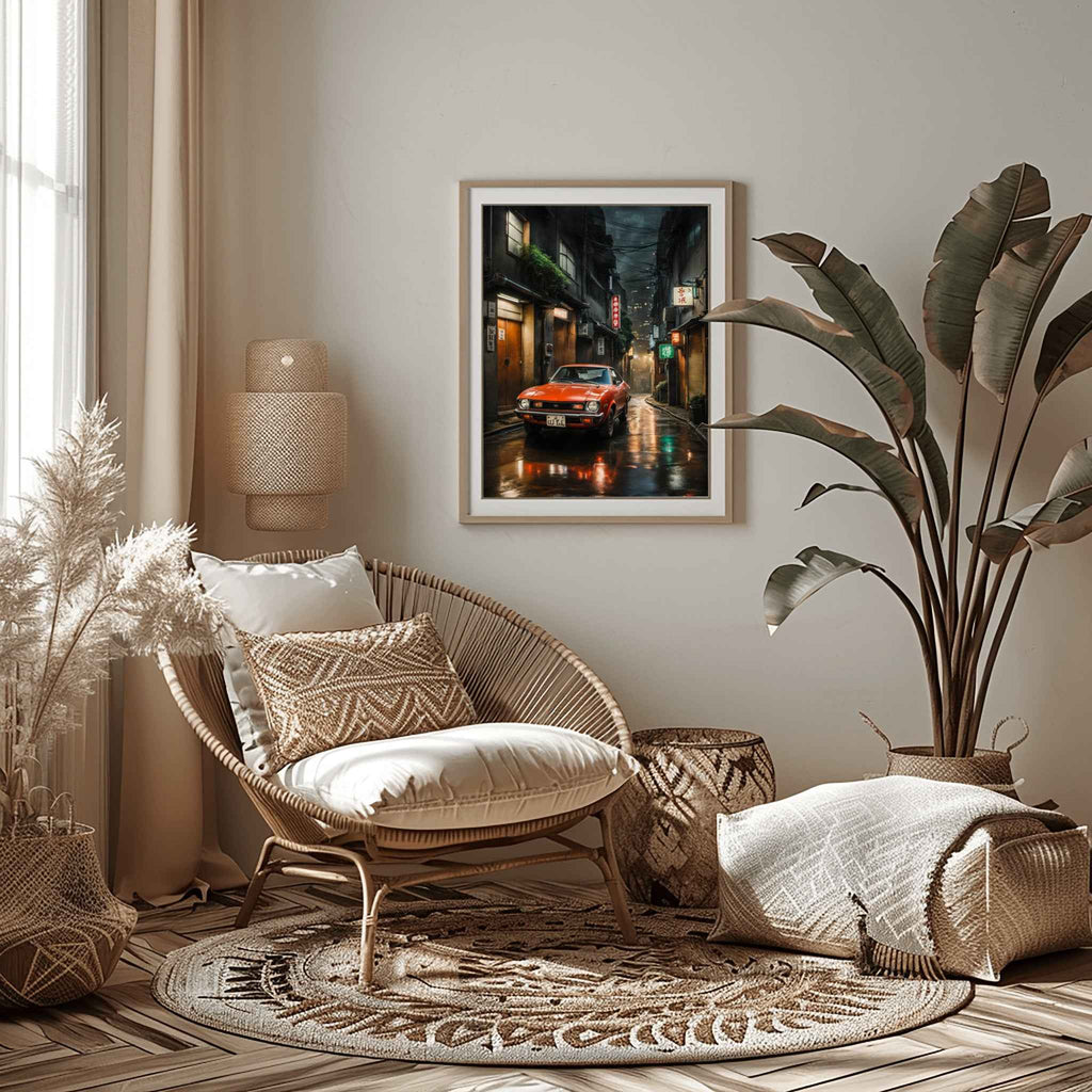 1974 Japanese GT Pioneer - Tokio Edition | Poster Canvas - AquilVision