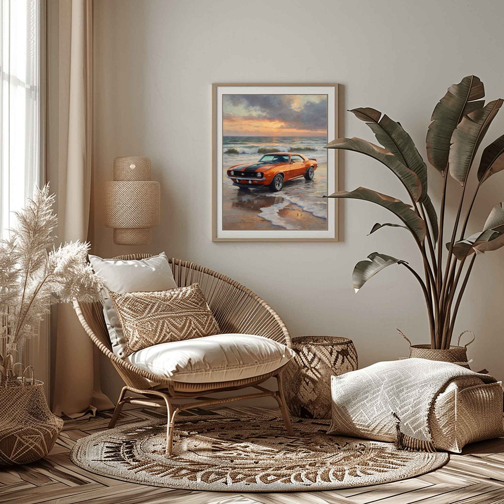 1969 Z28 Power Edition - Coastal Edition | Poster Canvas - AquilVision