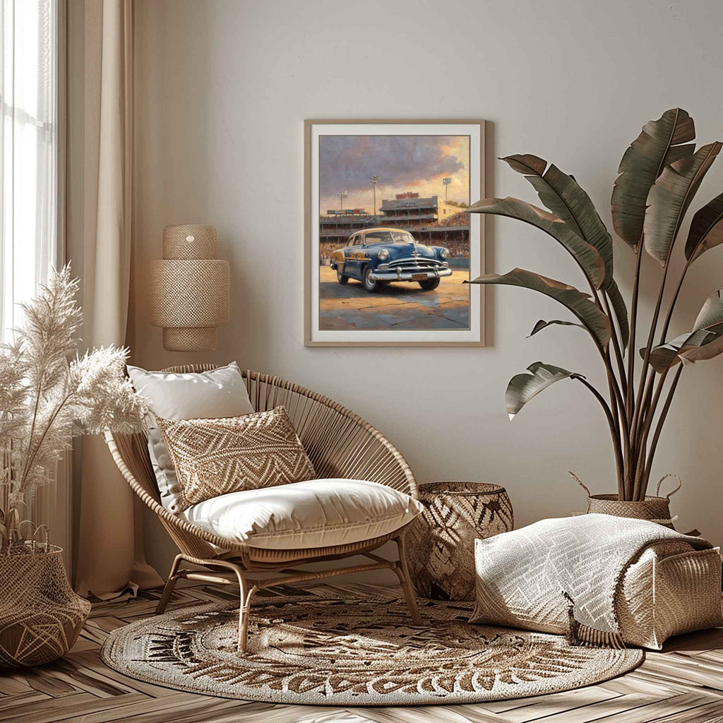 1953 StepDown Racing Legend - Sunset Edition | Poster Canvas - AquilVision