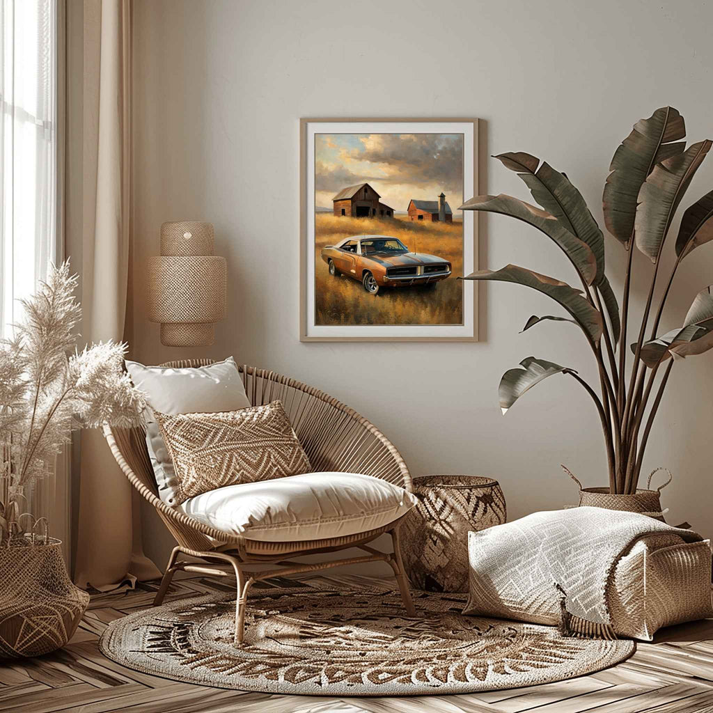 1969 RT Charger Power - Barn Edition | Poster Canvas - AquilVision
