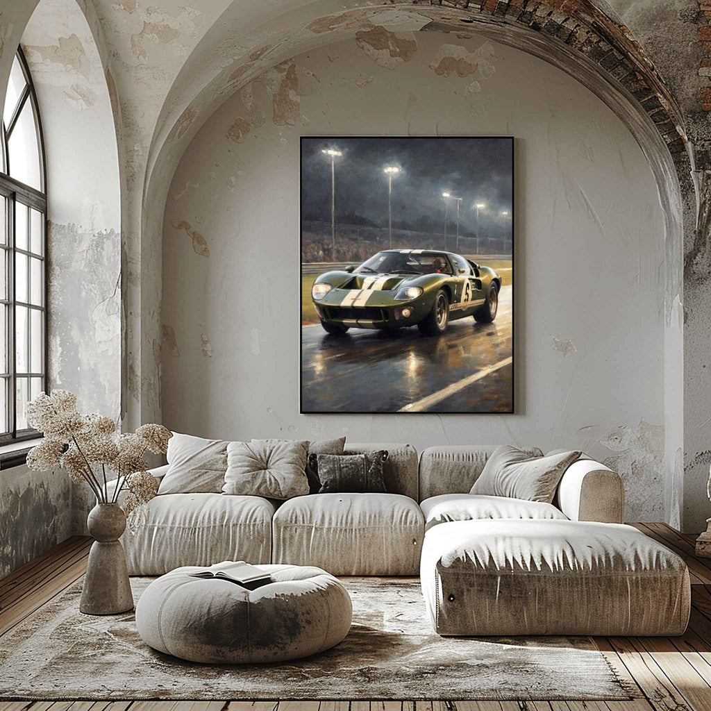 1966 Le Mans Victor - Night Edition | Poster Canvas - AquilVision