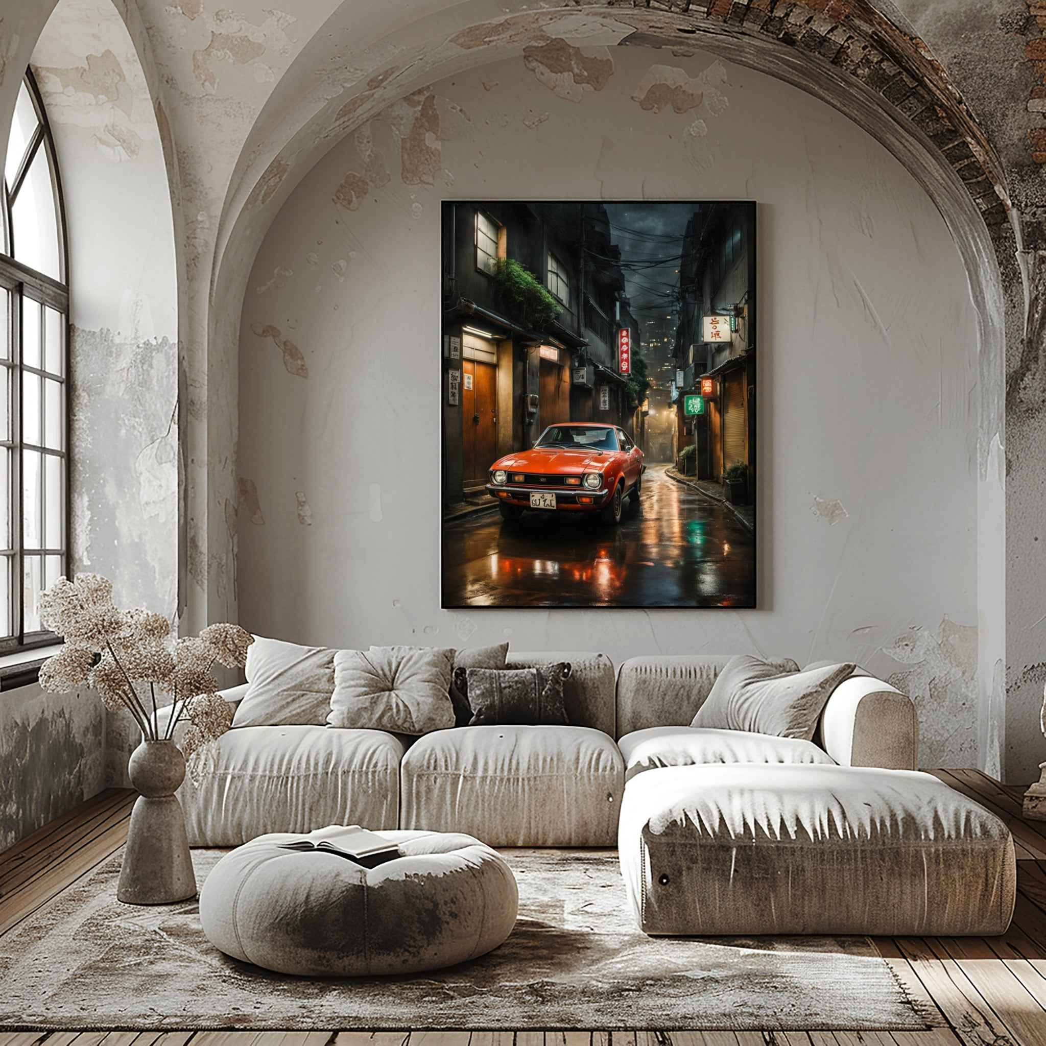 1974 Japanese GT Pioneer - Tokio Edition | Poster Canvas - AquilVision