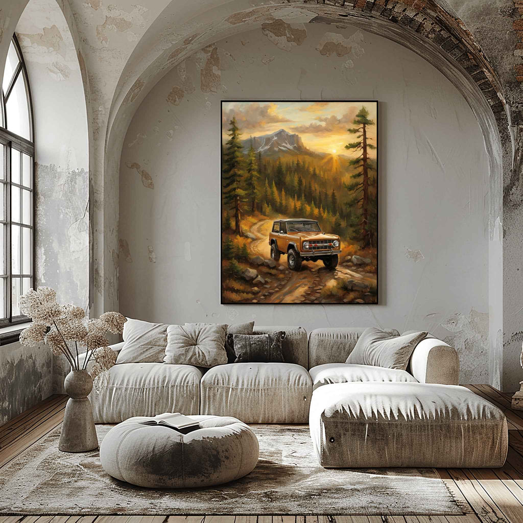 1973 FirstGen Bronco Spirit - Mountain Edition | Poster Canvas