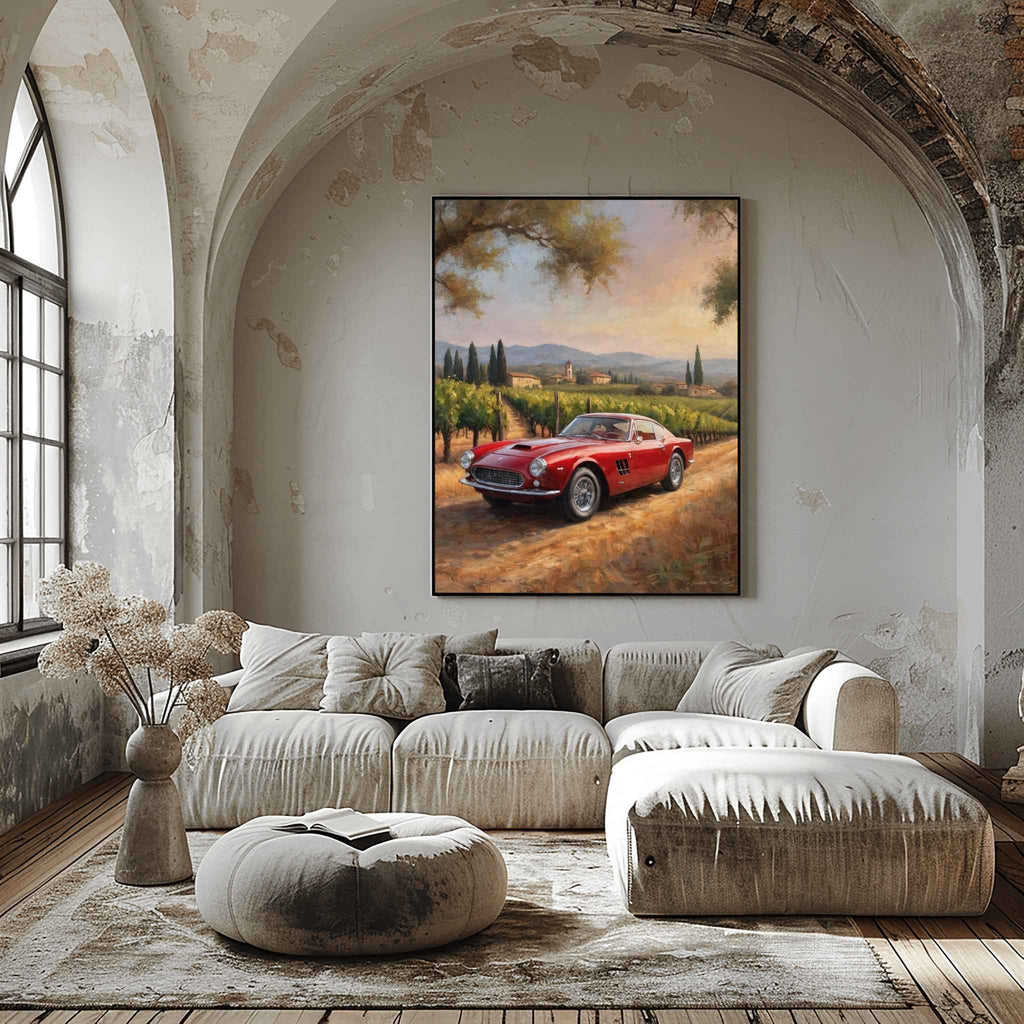 1963 Italian GT Berlinetta - Tuscany Edition | Poster Canvas - AquilVision