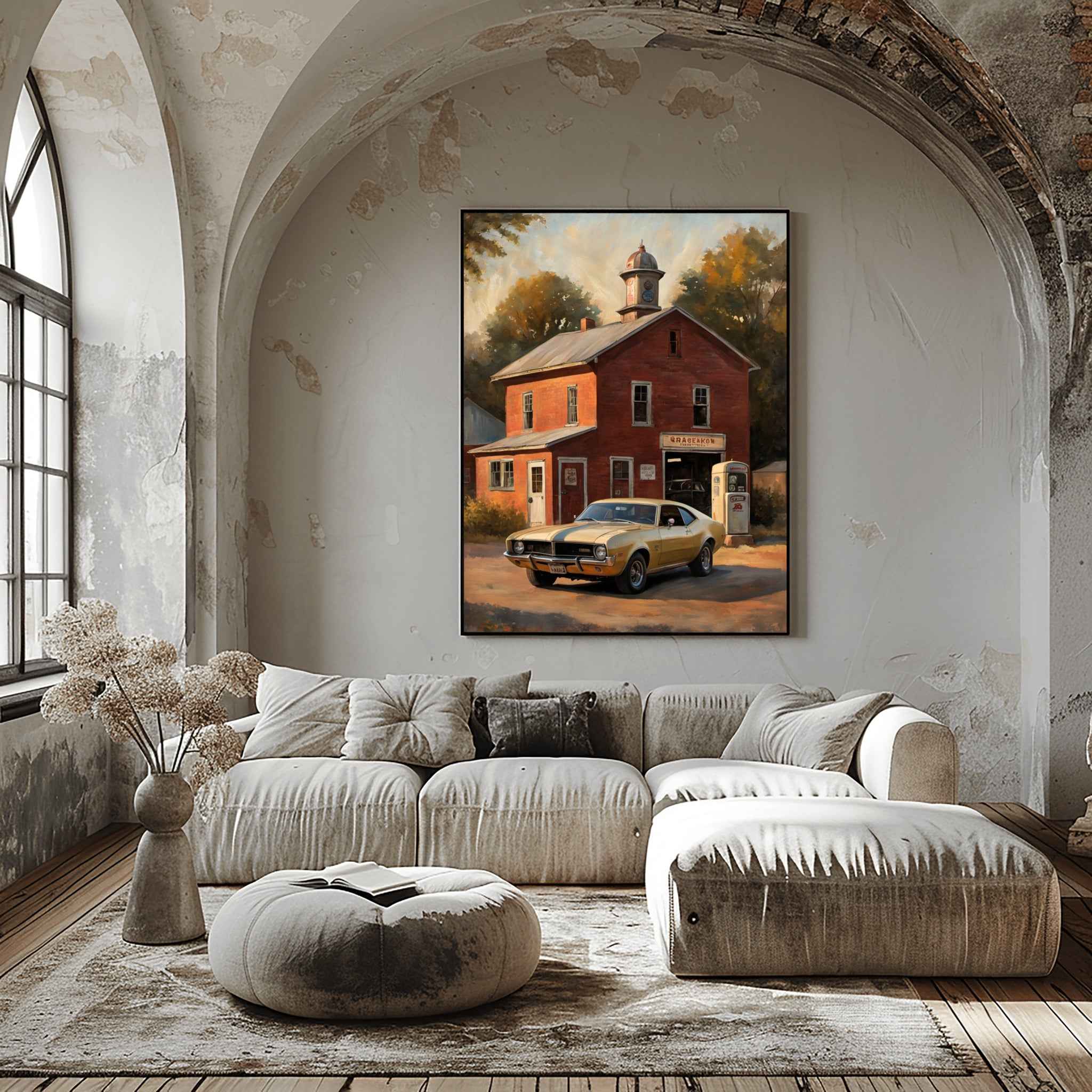 1968 AMC Javelin Spirit - Garage Edition | Poster Canvas - AquilVision