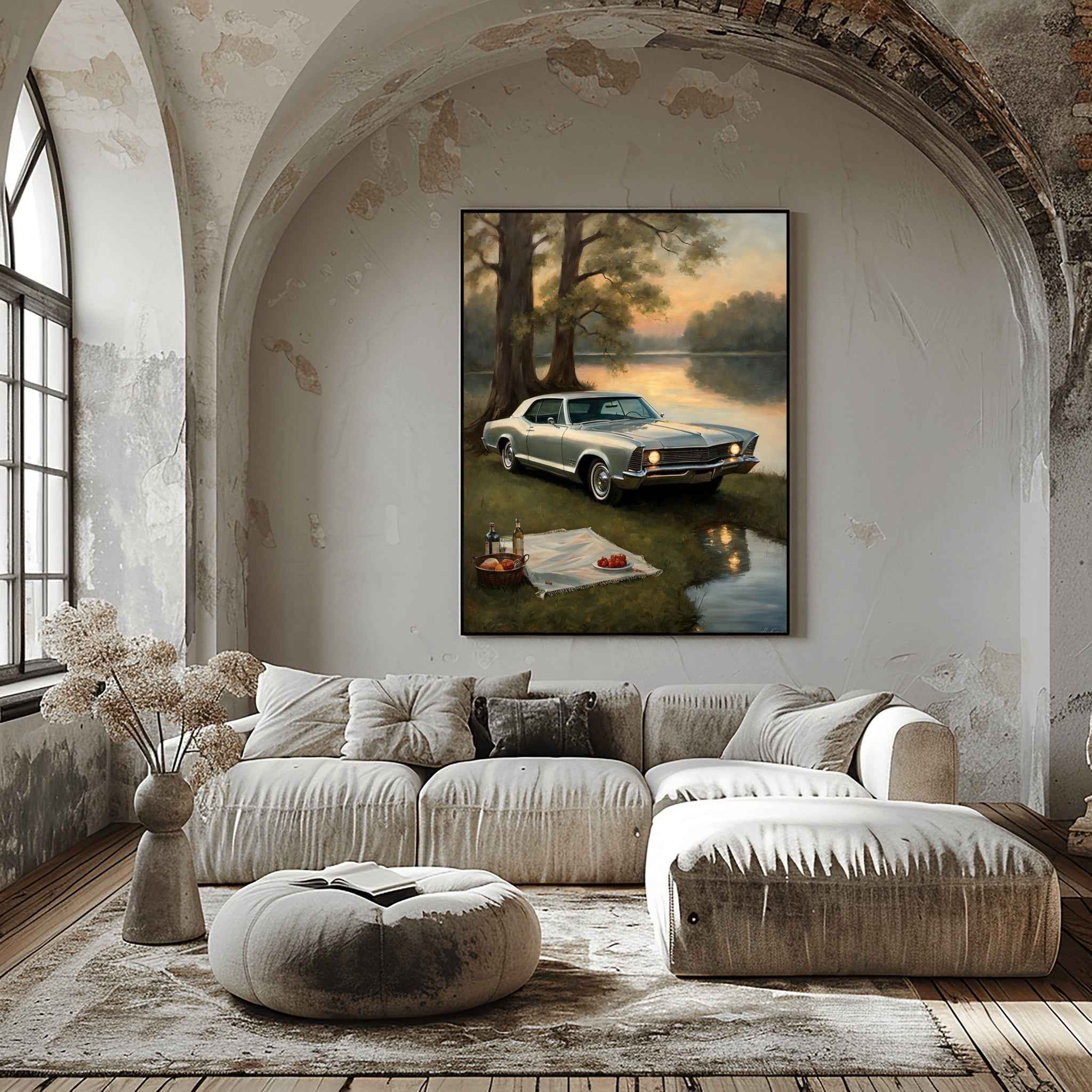 1965 Riviera Gran Sport - Lake Edition | Poster Canvas