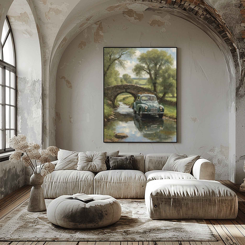 1952 French Economy Pioneer - Stone Bridge Edition | Poster Canvas - AquilVision