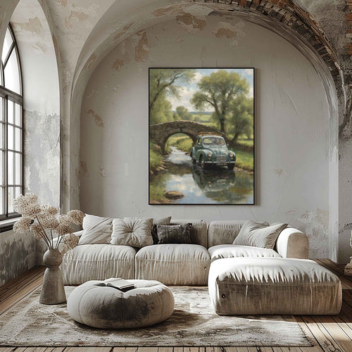 1952 French Economy Pioneer - Stone Bridge Edition | Poster Canvas - AquilVision