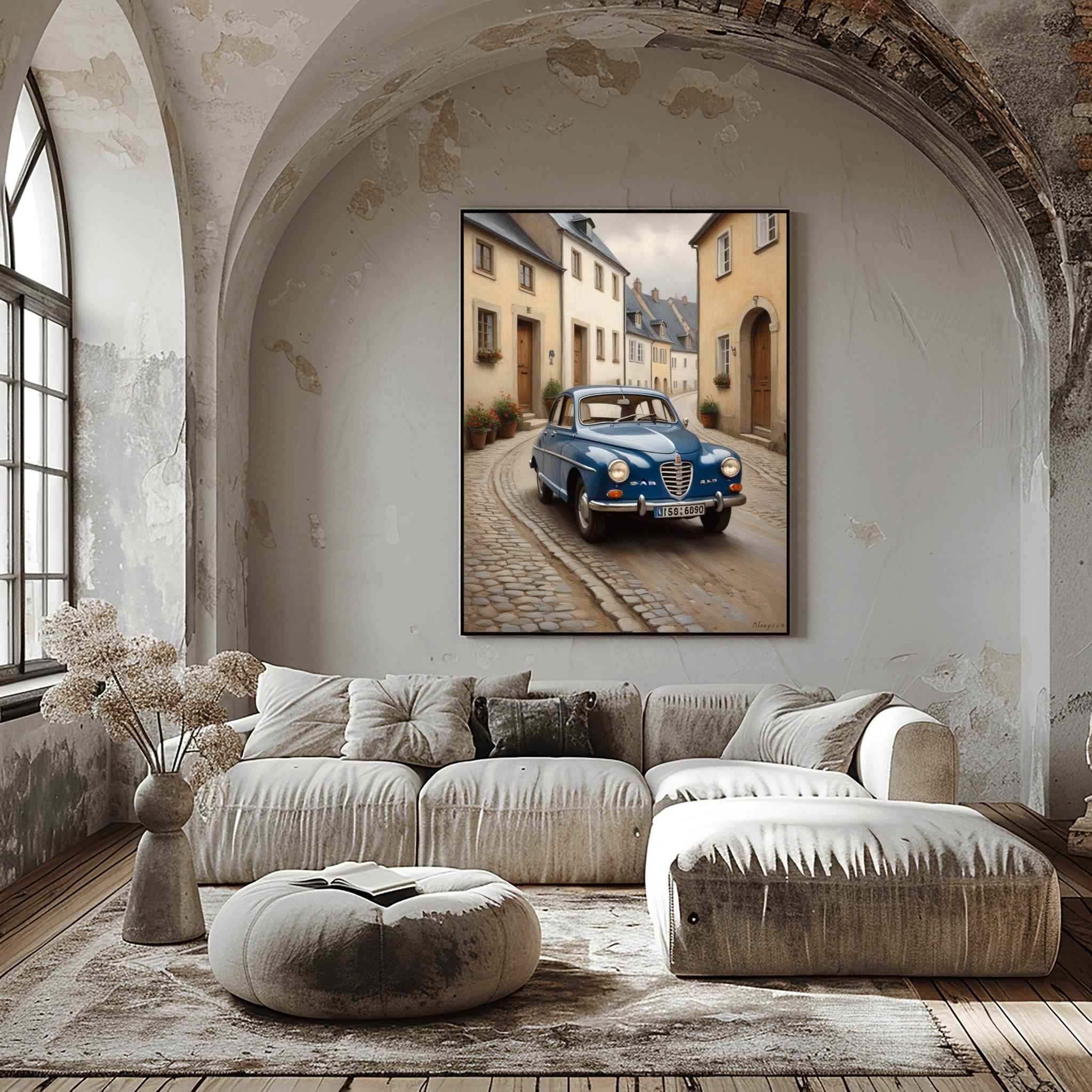 1960 Swedish Rally Legend - Town Edition | Poster Canvas