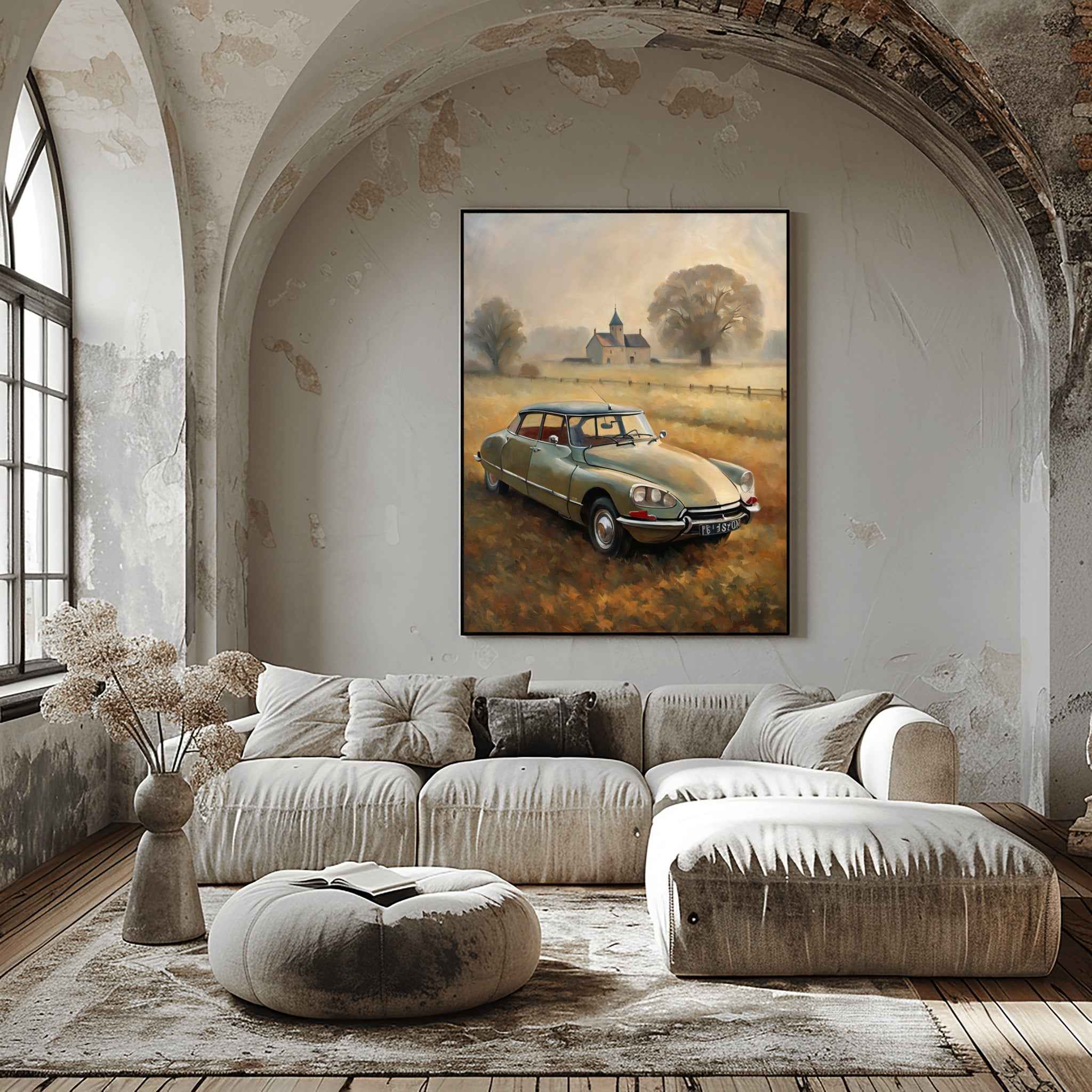 1970 French Hydropneumatic Art - Country Edition | Poster Canvas - AquilVision