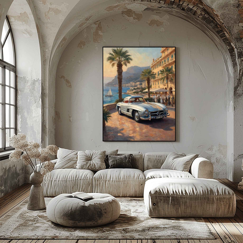 1955 German Gullwing Icon - Coastal Edition | Poster Canvas - AquilVision