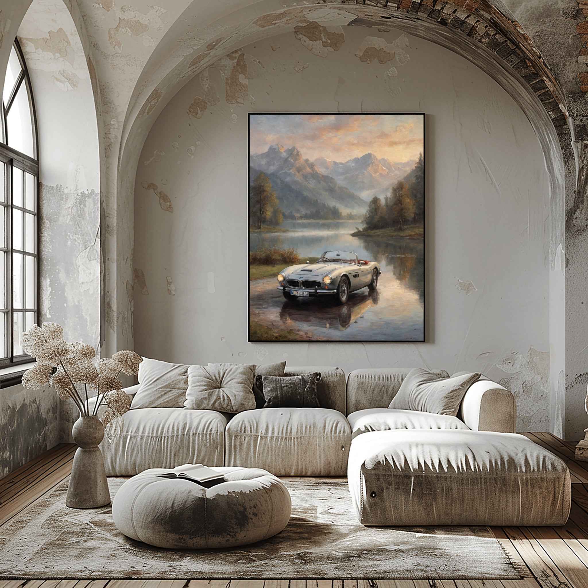 1957 Bavarian Roadster Dream - Lake Edition | Poster Canvas