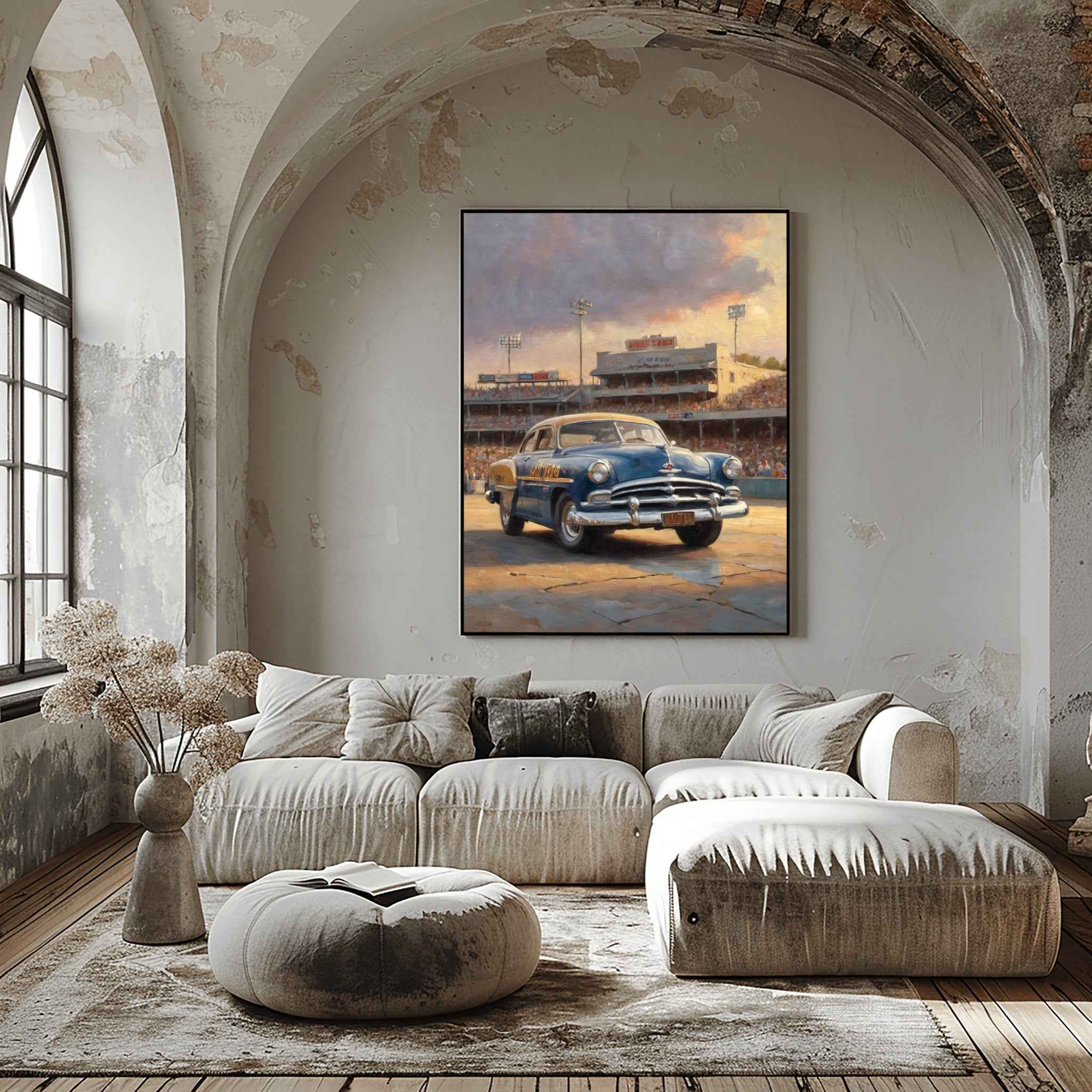 1953 StepDown Racing Legend - Sunset Edition | Poster Canvas - AquilVision