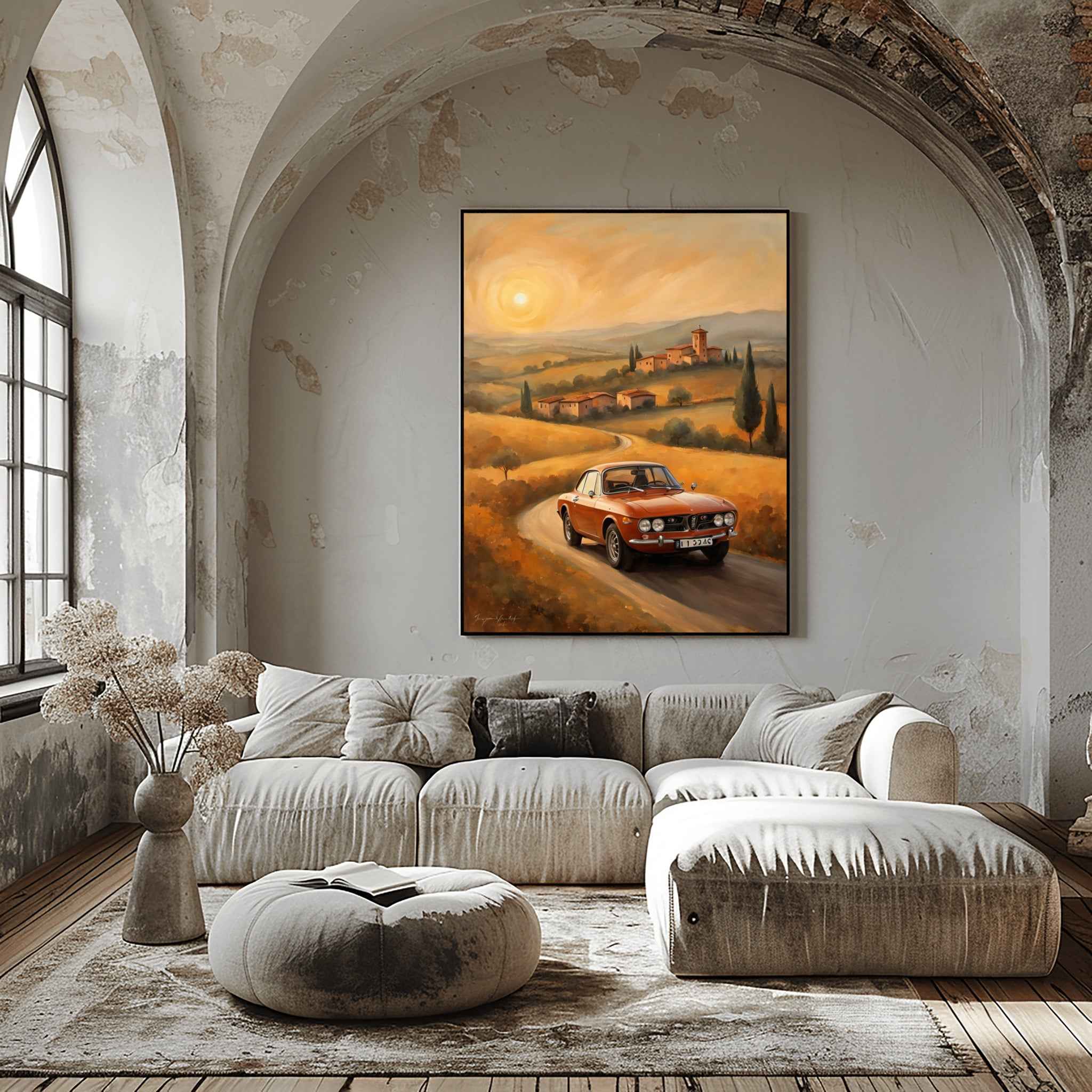1972 Lancia Rally Warrior - Tuscany Edition | Poster Canvas