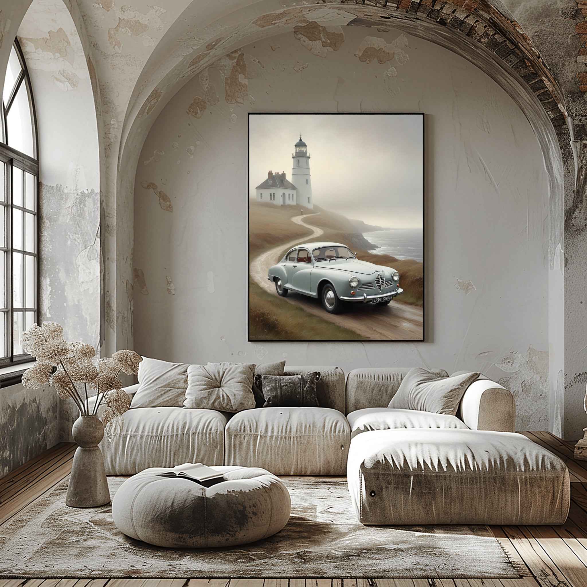 1960 Swedish Rally Legend - Lighthouse Edition | Poster Canvas - AquilVision
