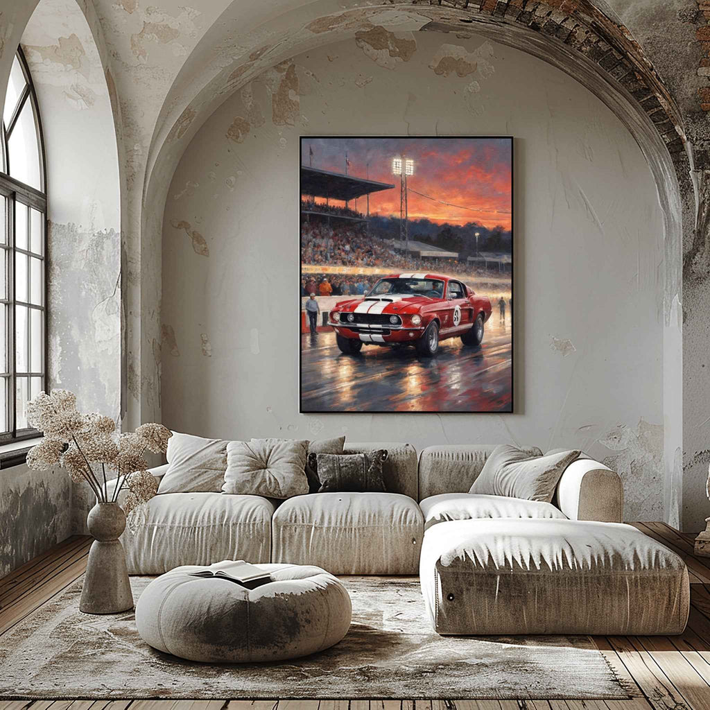 1968 Shelby Muscle Icon - Night Edition | Poster Canvas - AquilVision