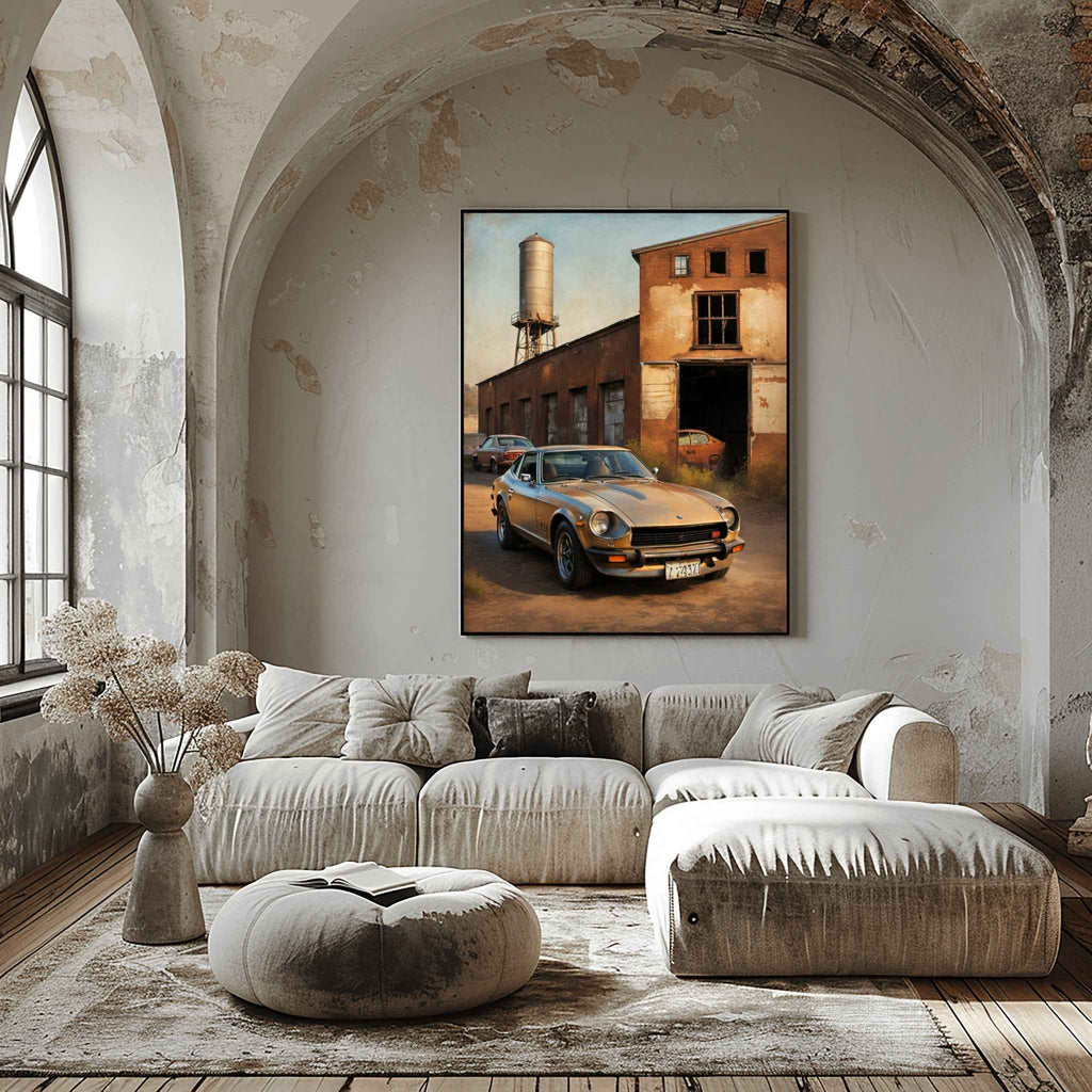 1972 Japanese Sports Icon - Garage Edition | Poster Canvas