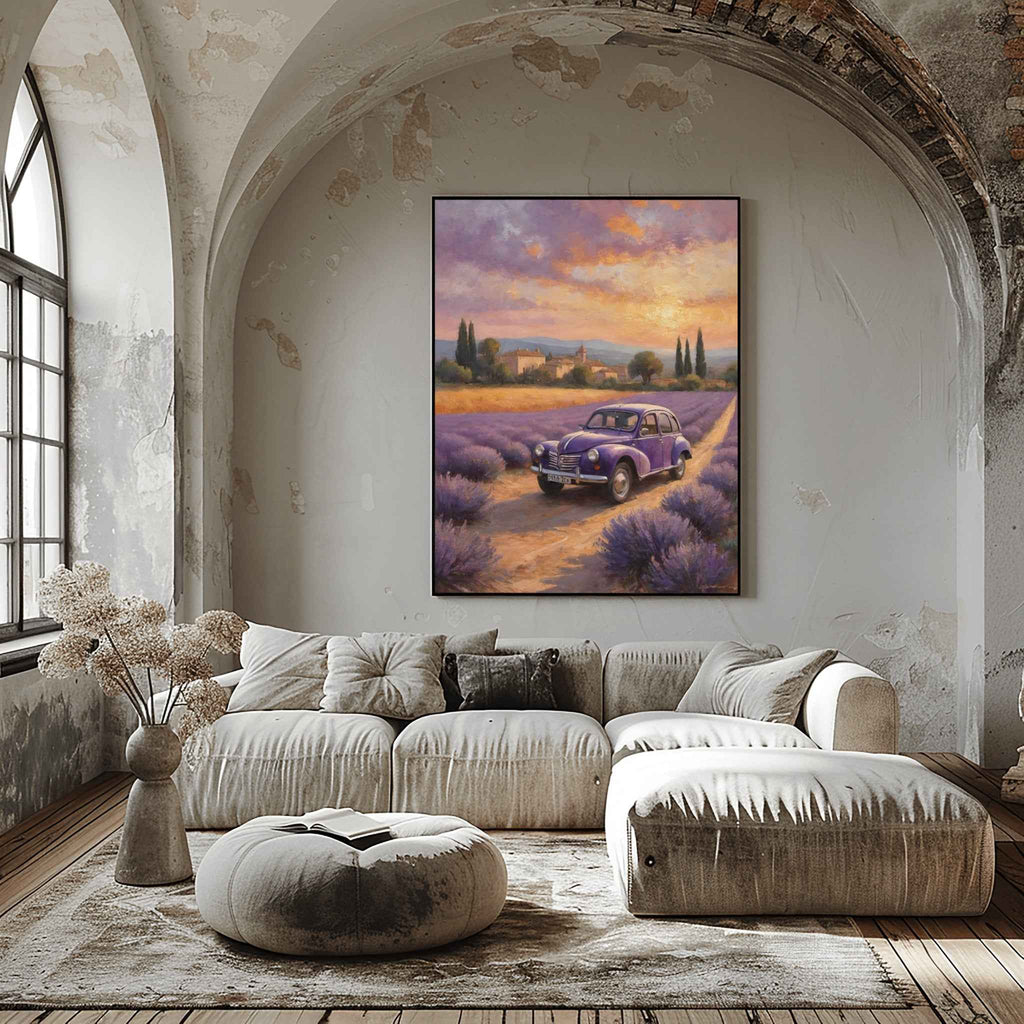 1952 French Economy Pioneer - Lavender Edition | Poster Canvas - AquilVision